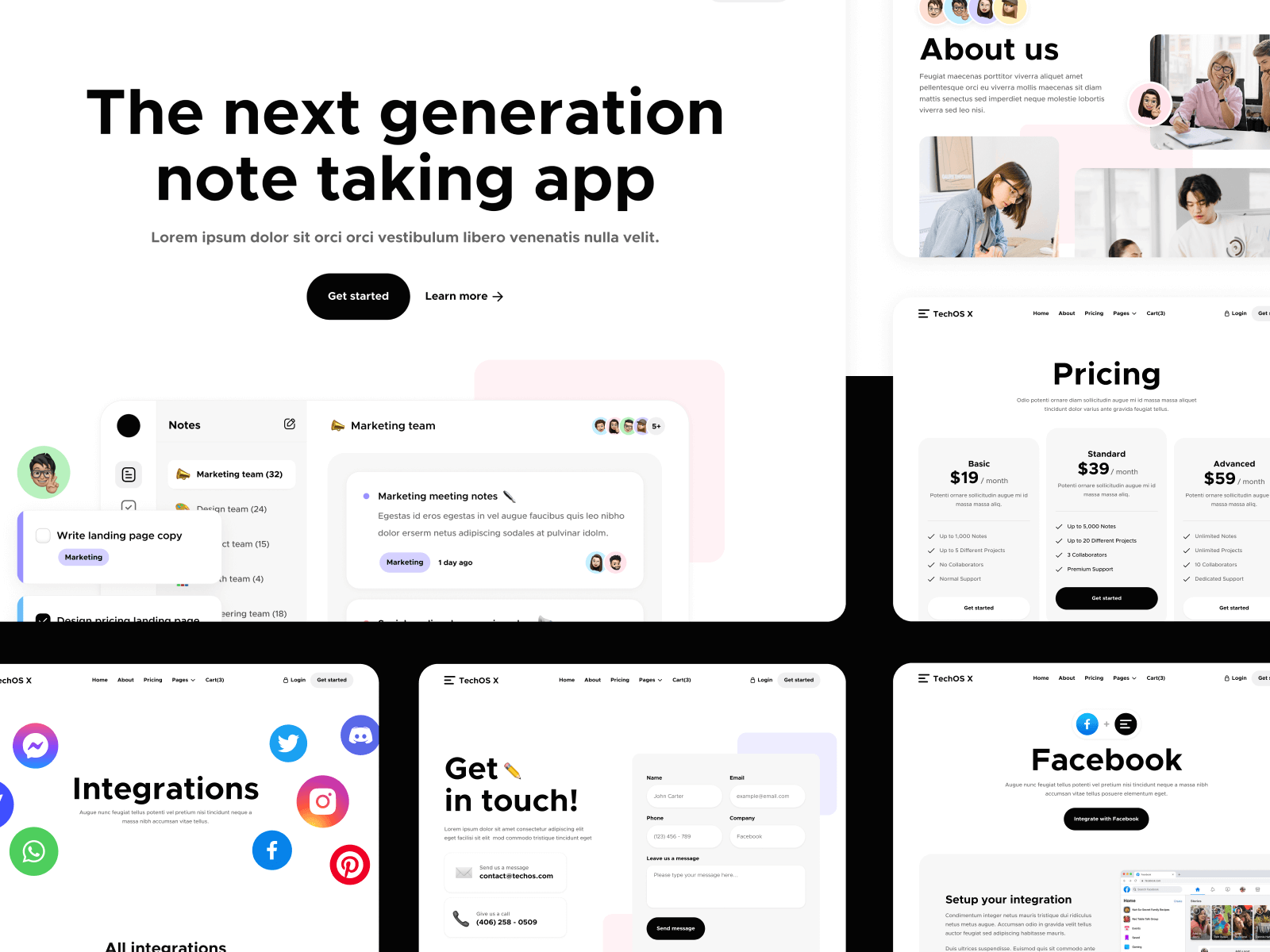 Modern Clean Webflow Template