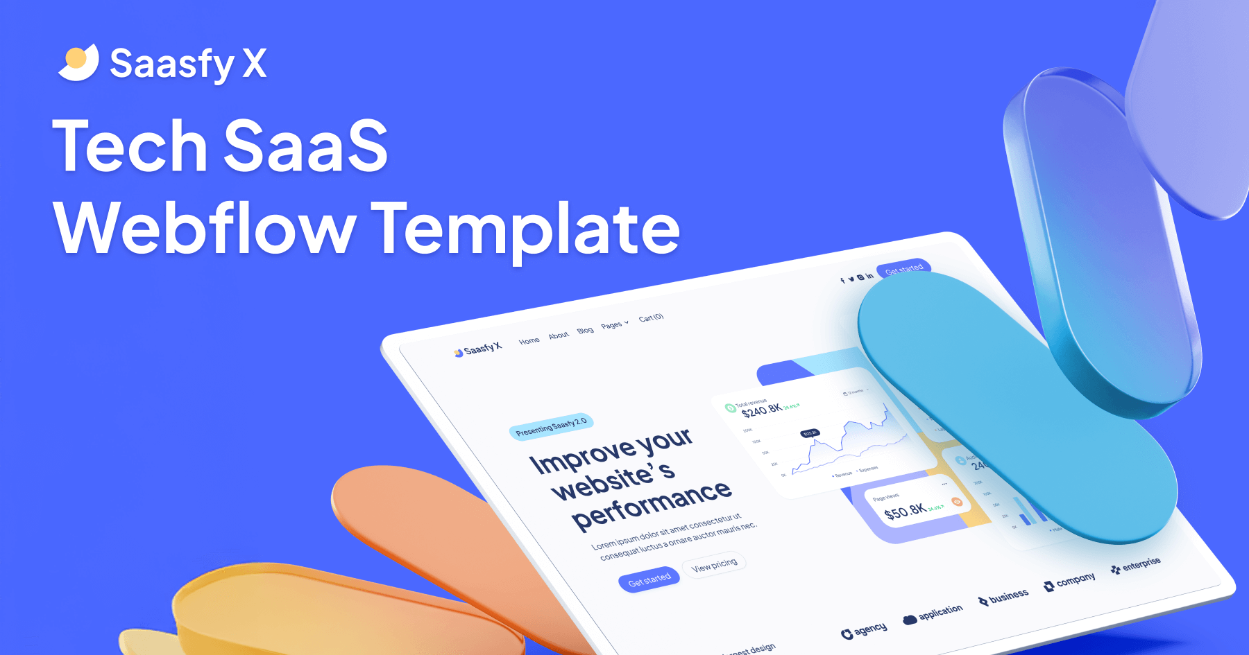 Tech SaaS Webflow Template