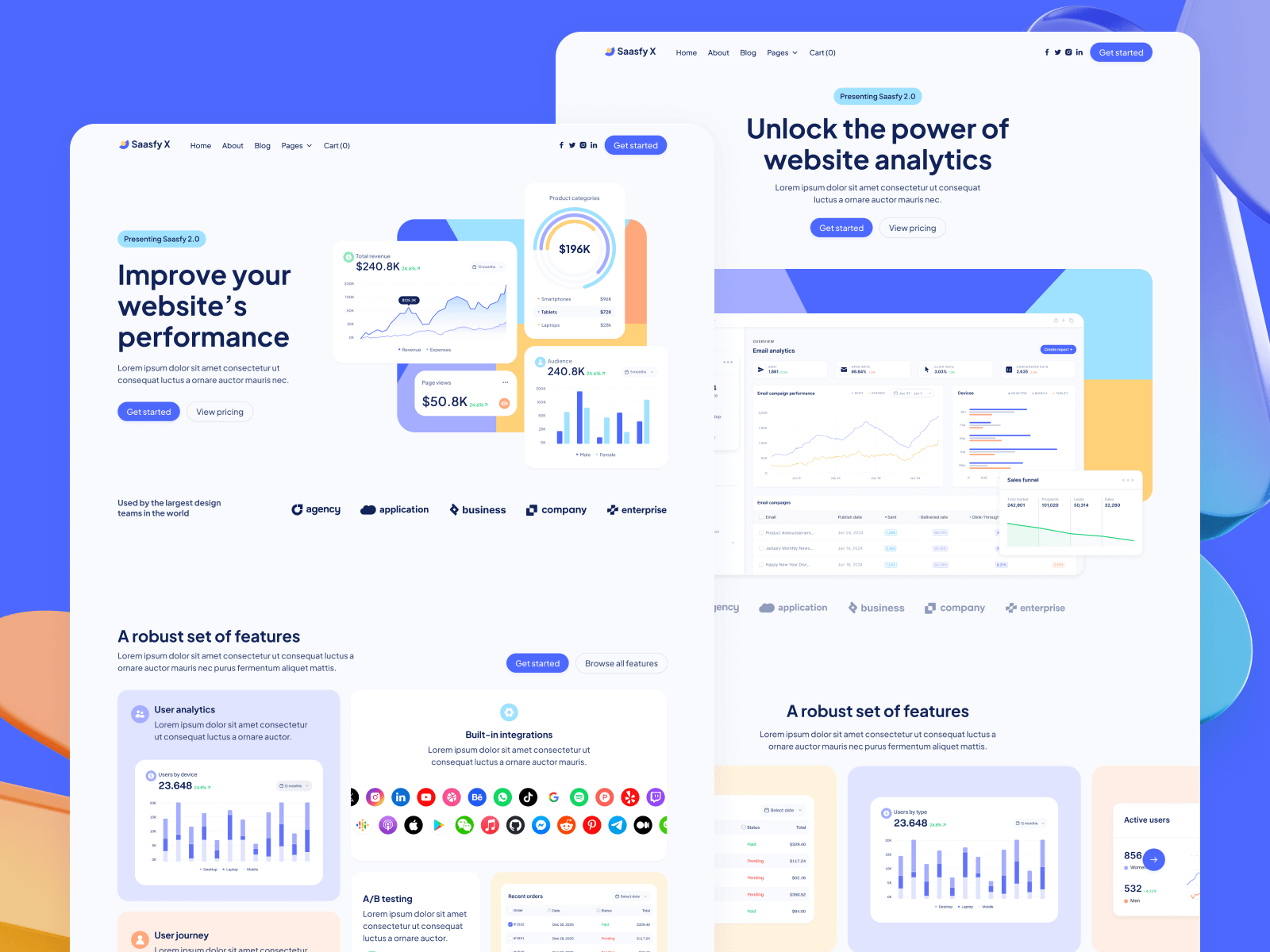 Tech SaaS Webflow Theme