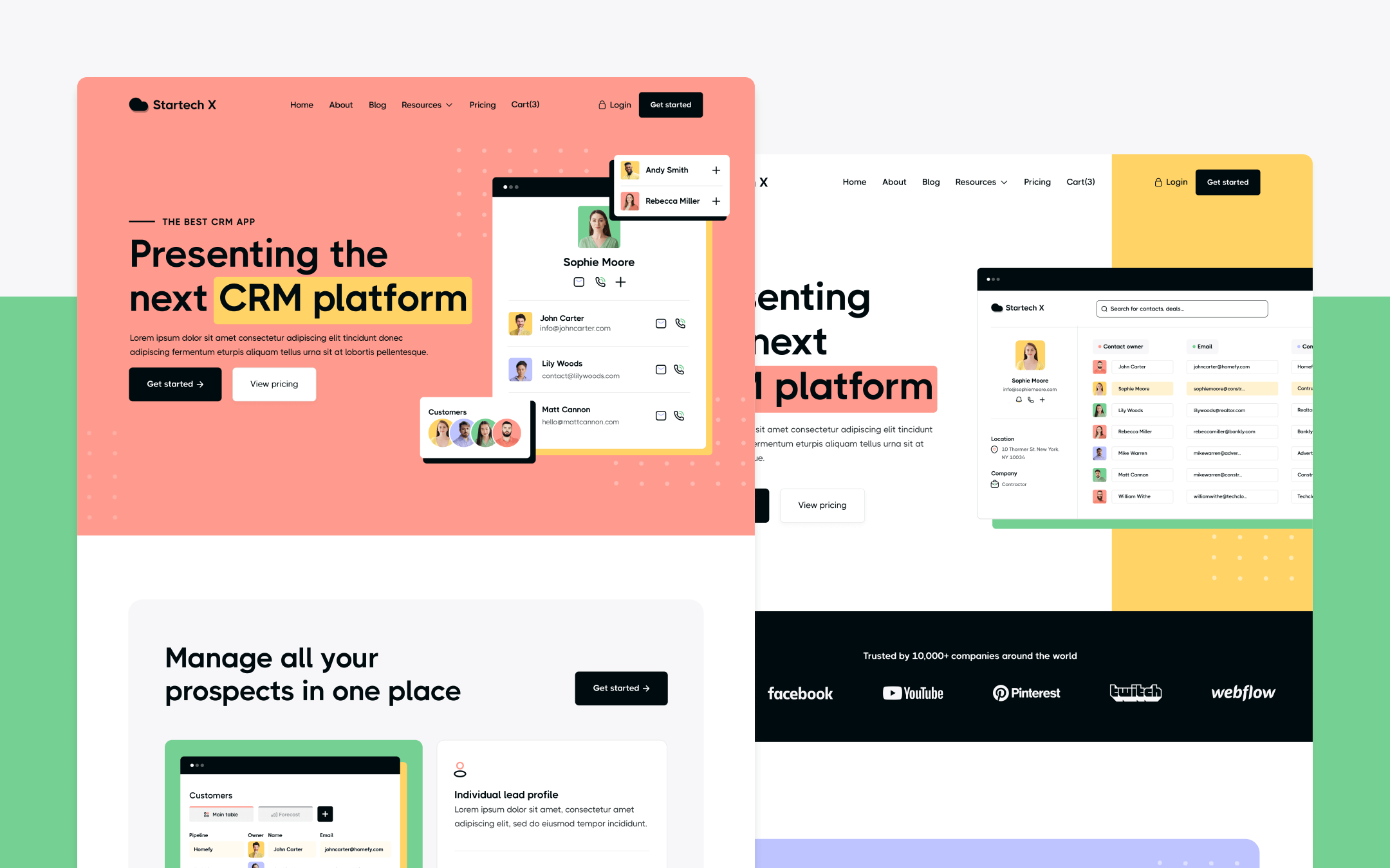 Tech Startup Webflow Template