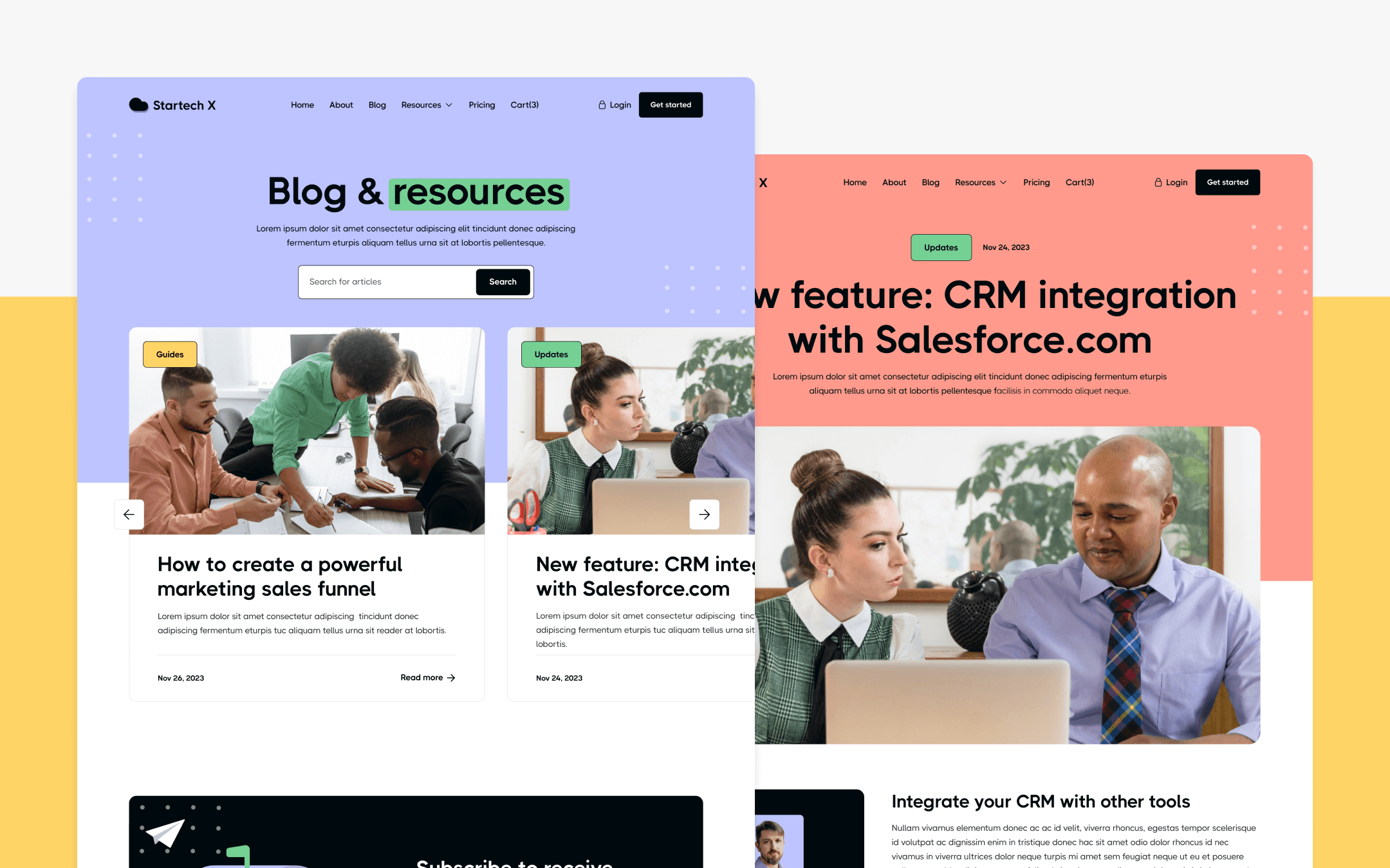 Startech X Webflow Template