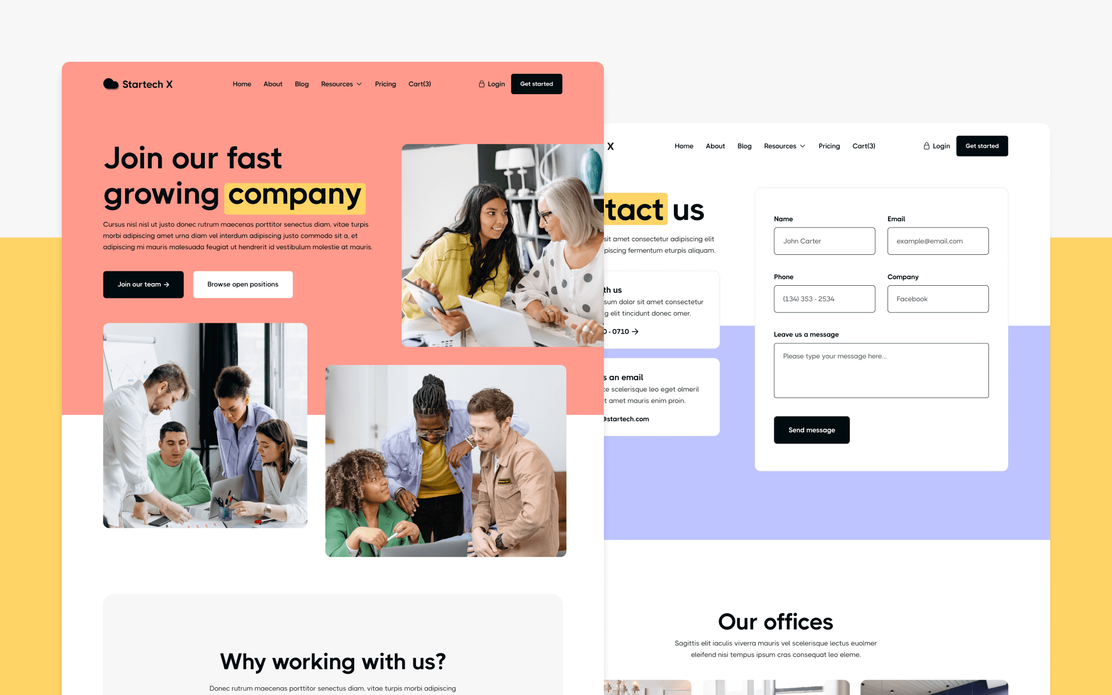 Startech X Webflow Template
