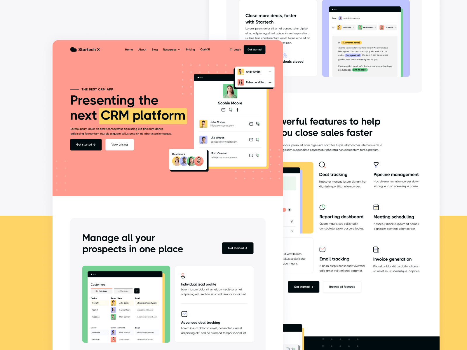 Modern Startup Webflow Template