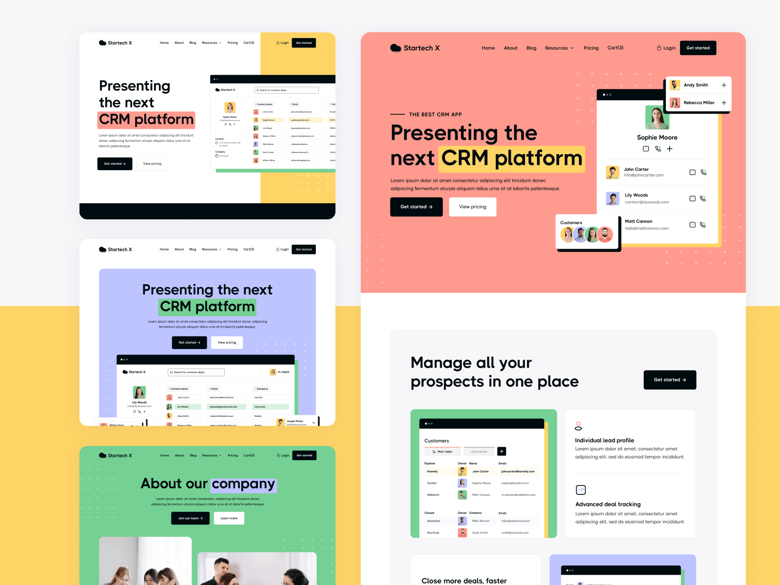 SaaS Startup Webflow Template