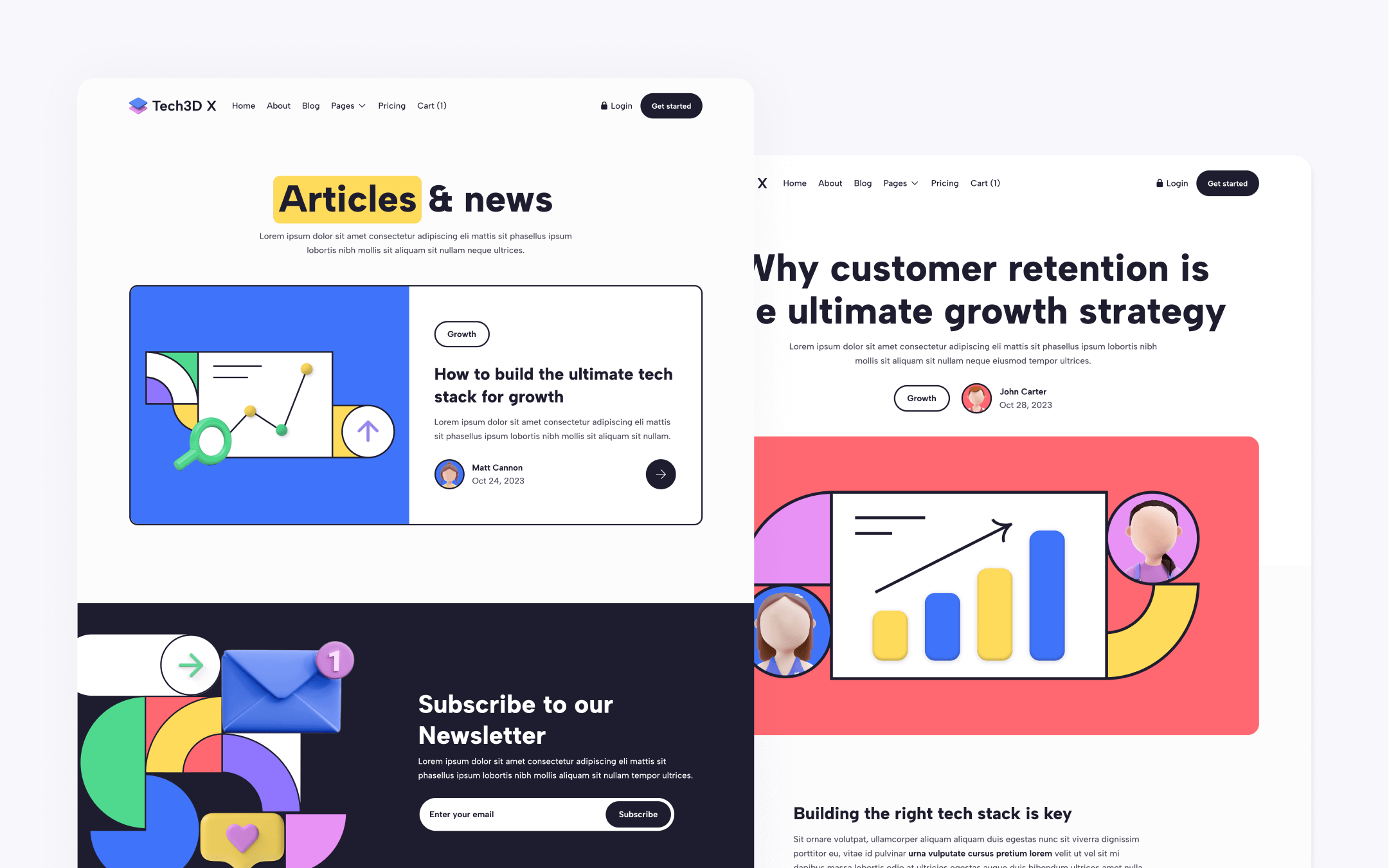Tech3D X Webflow Template