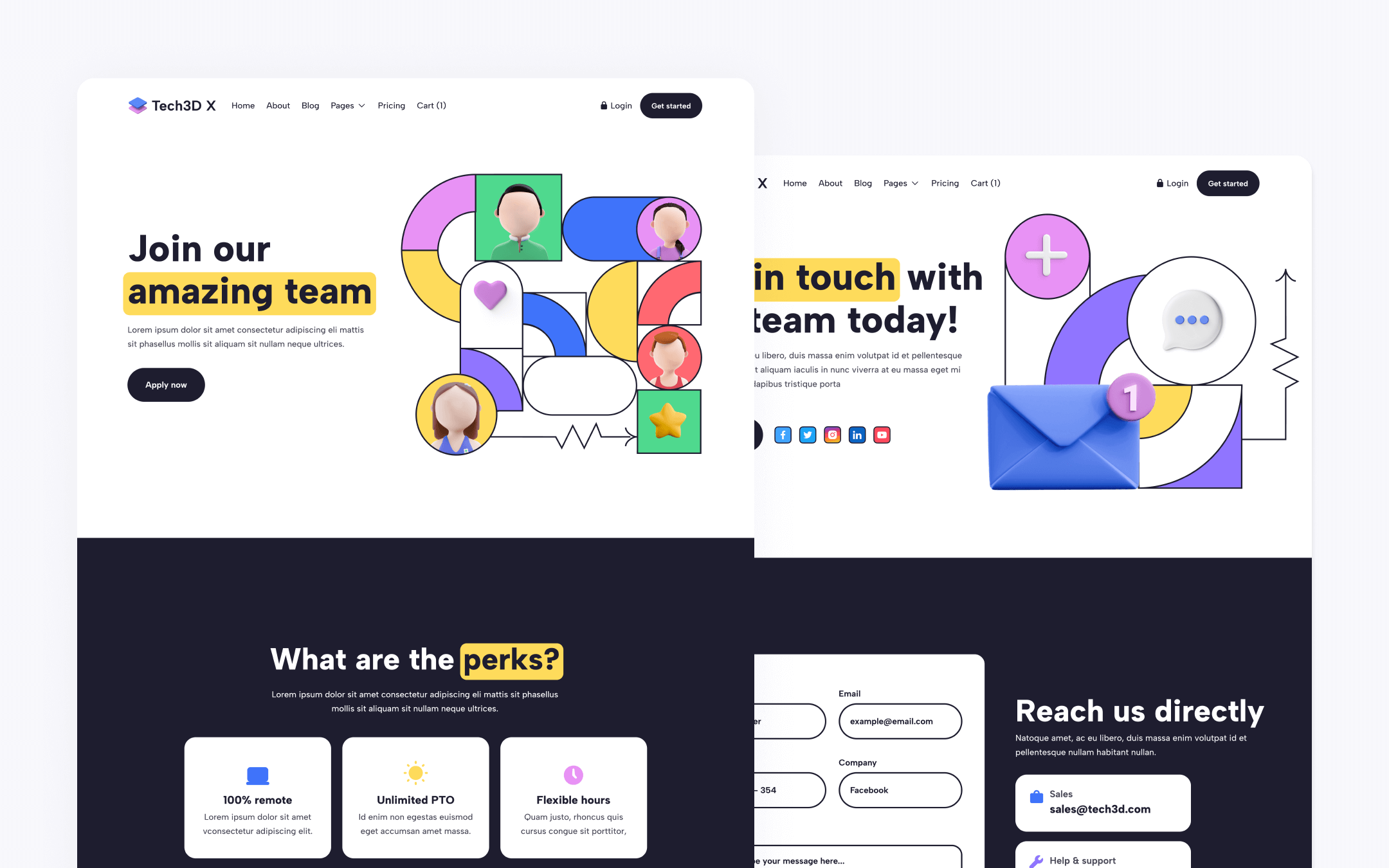 Tech3D X Webflow Template