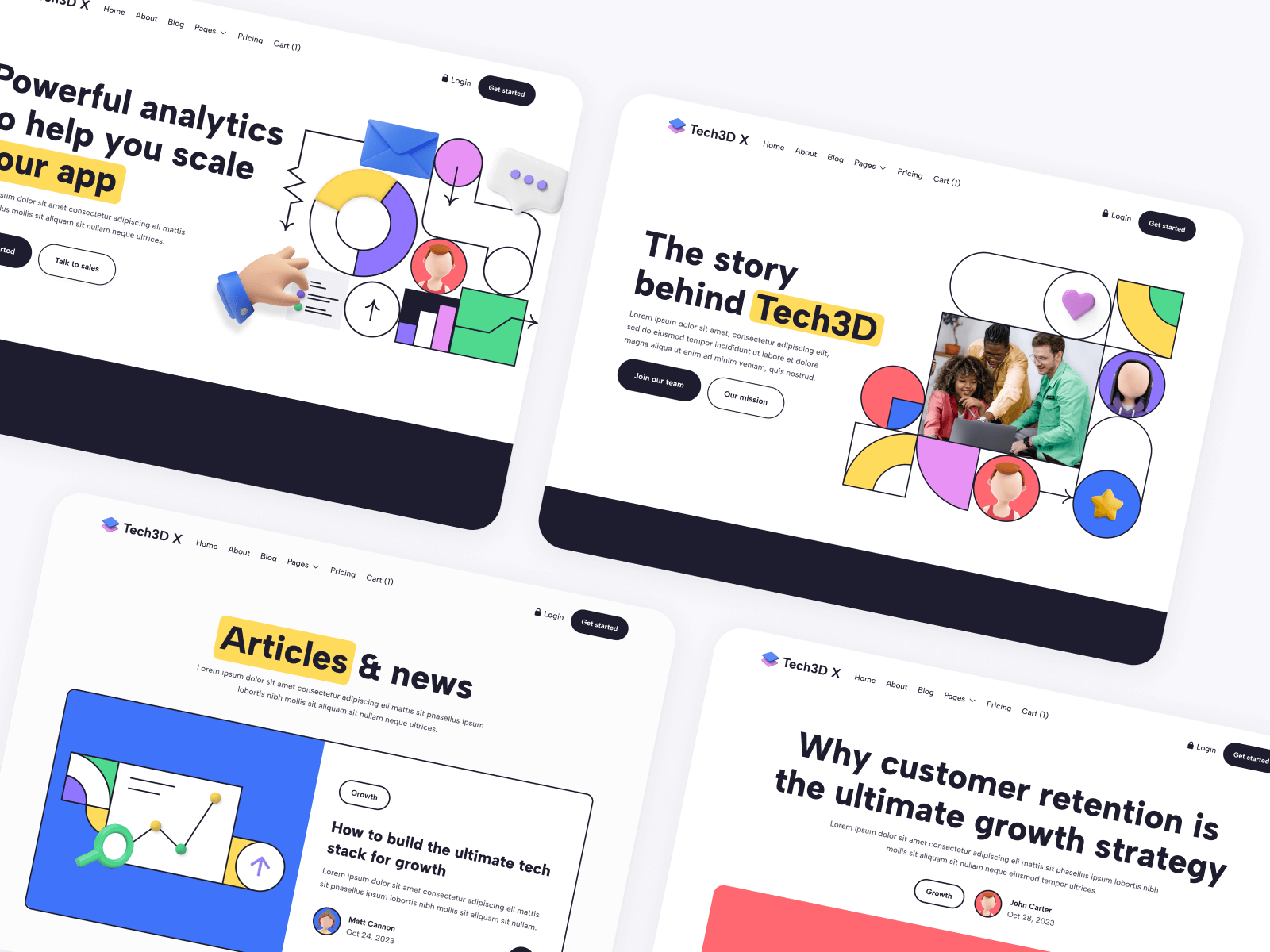 Modern Tech Webflow Template