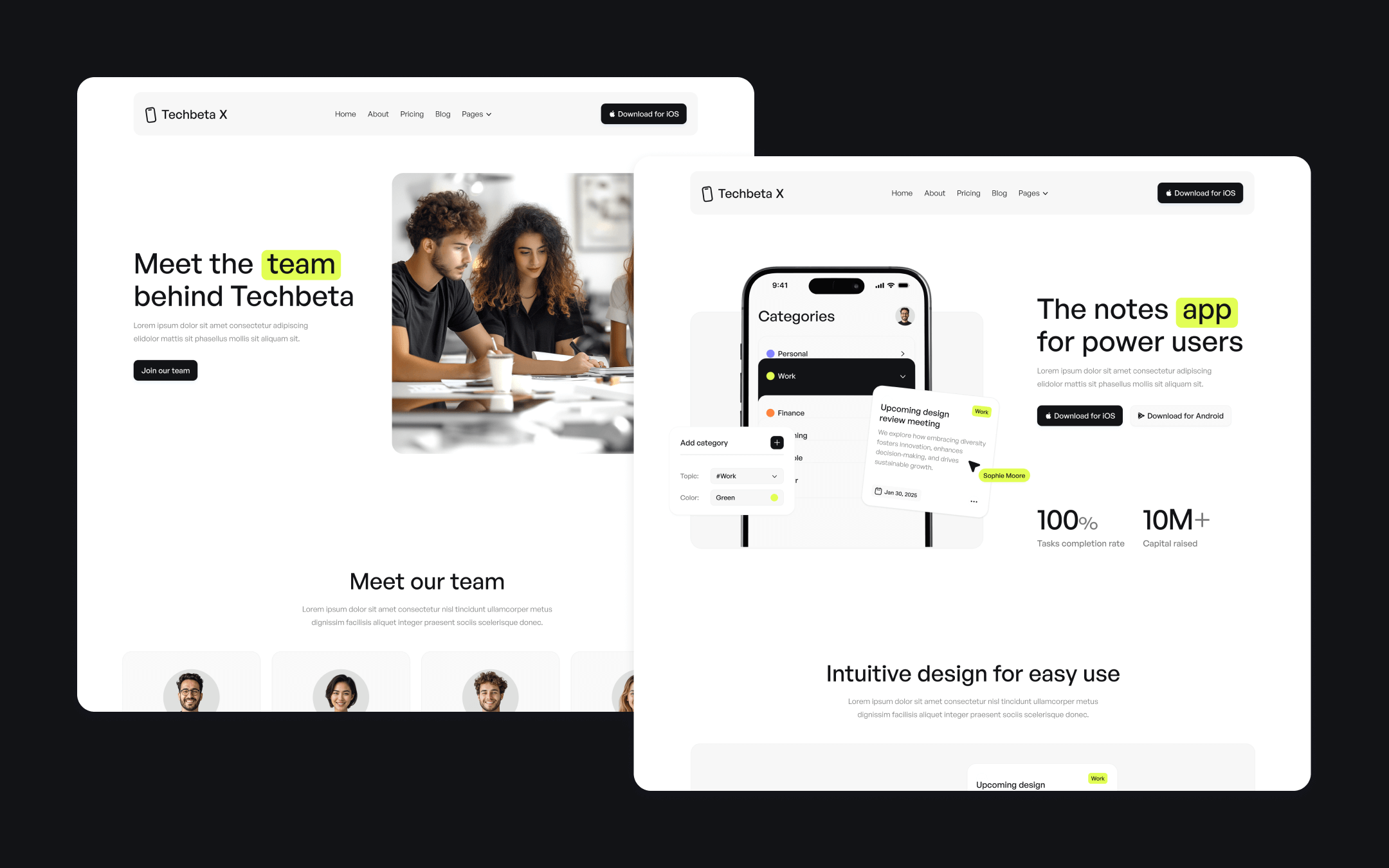 Techbeta X Webflow Template