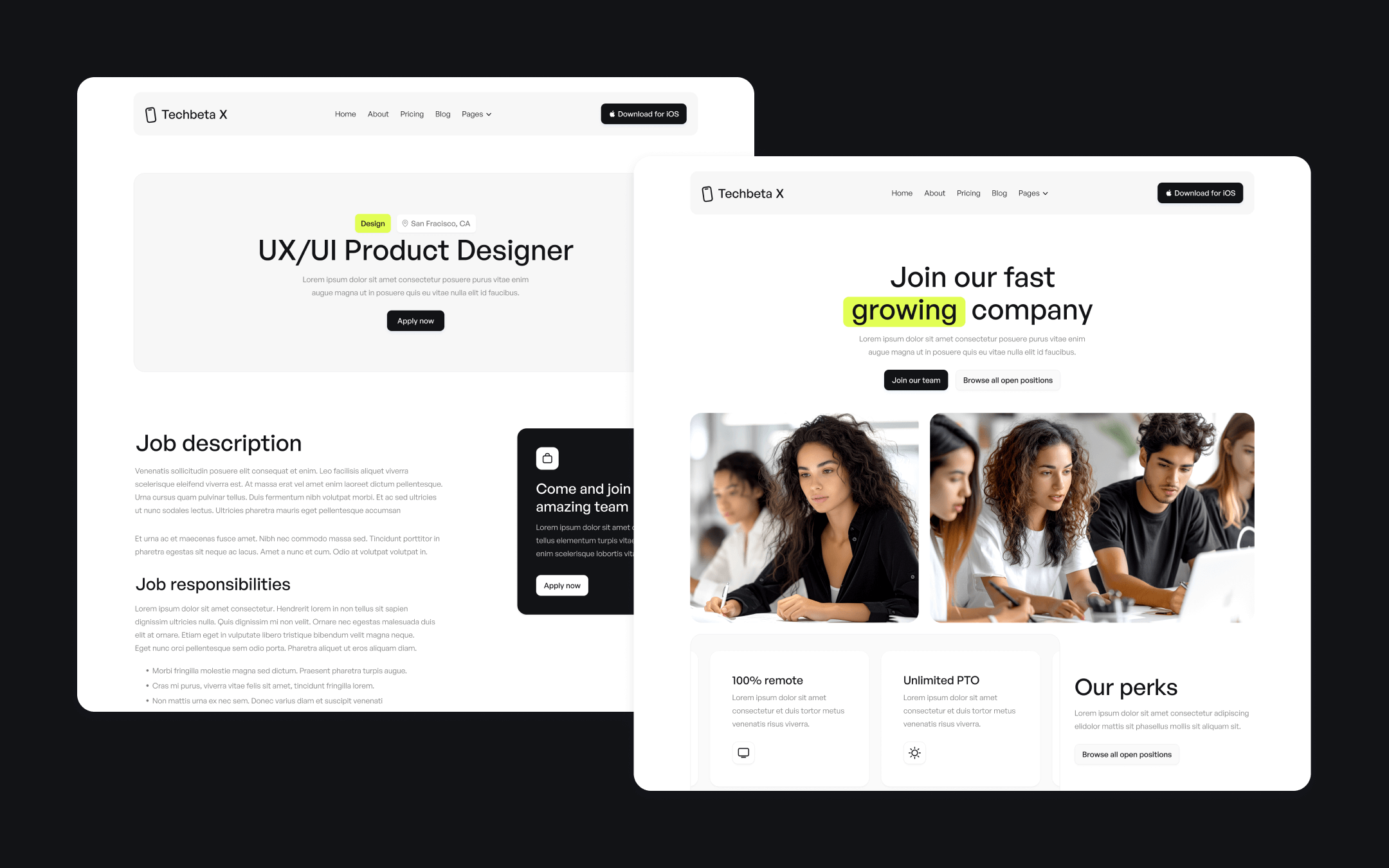 Techbeta X Webflow Template