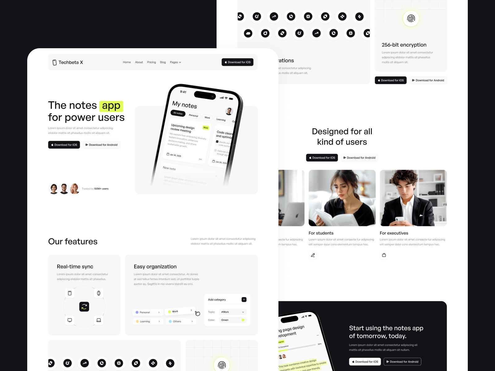 Technology App Webflow Template