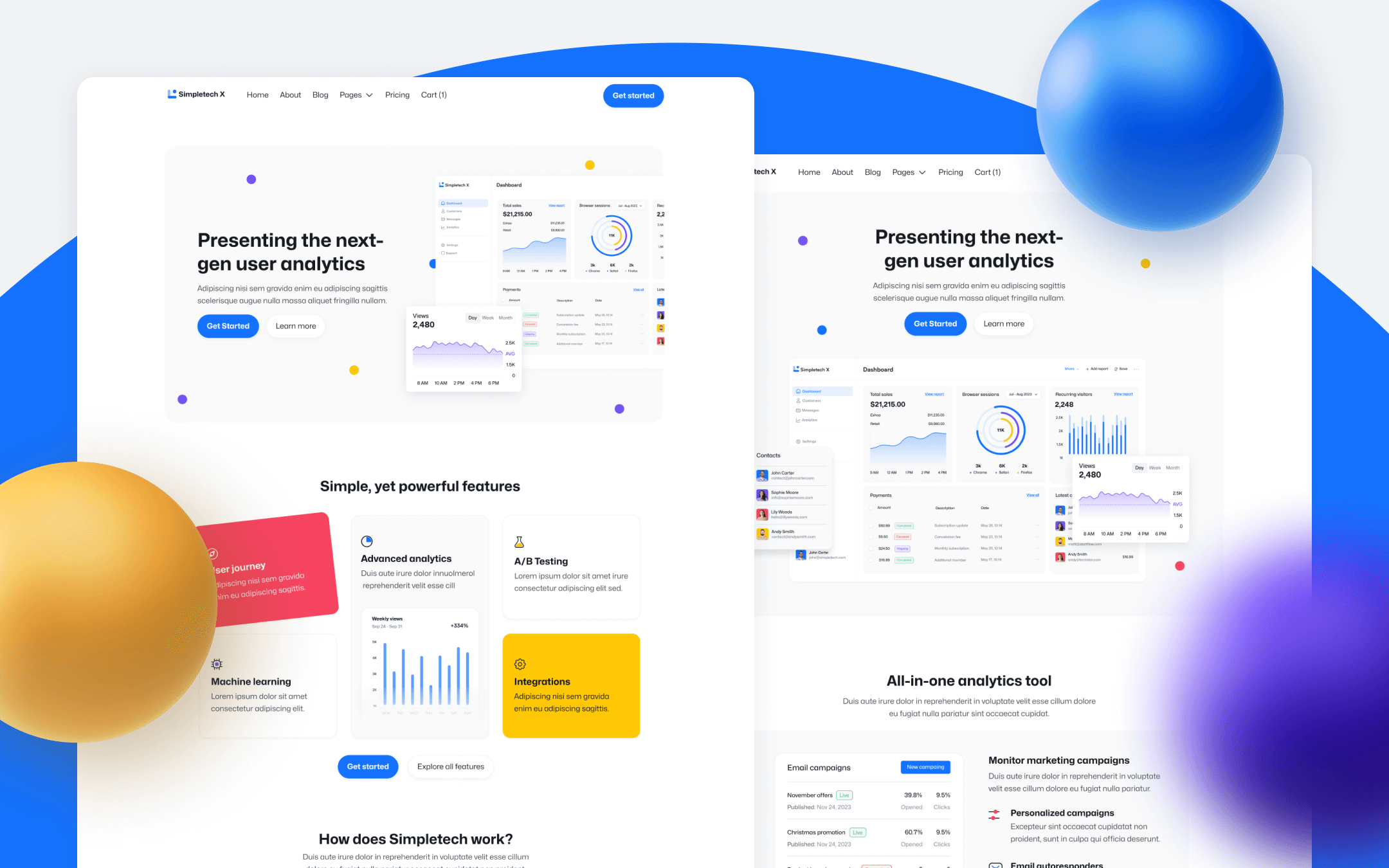 Simpletech X Webflow Template
