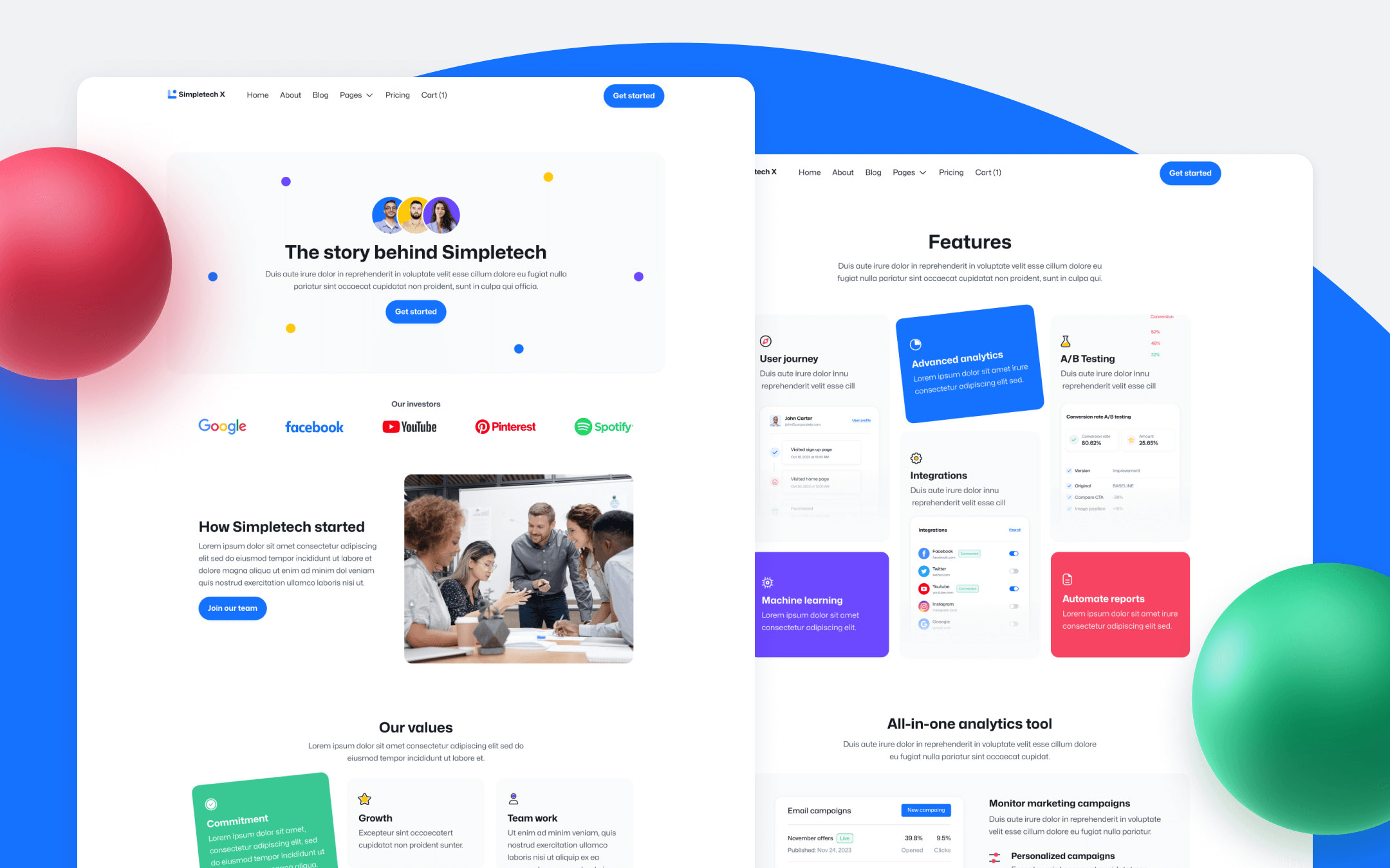 Simpletech X Webflow Template