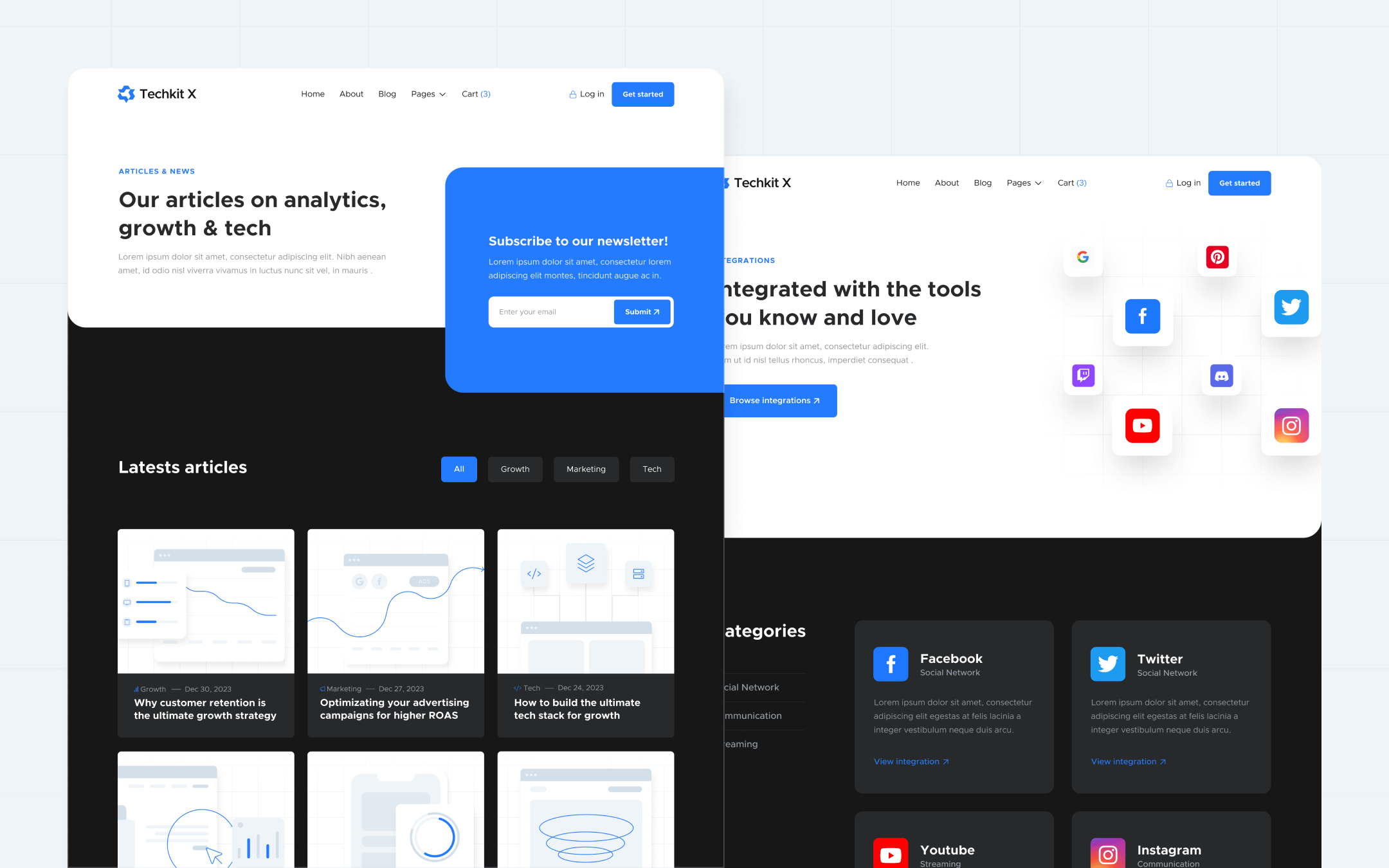 Techkit X Webflow Template