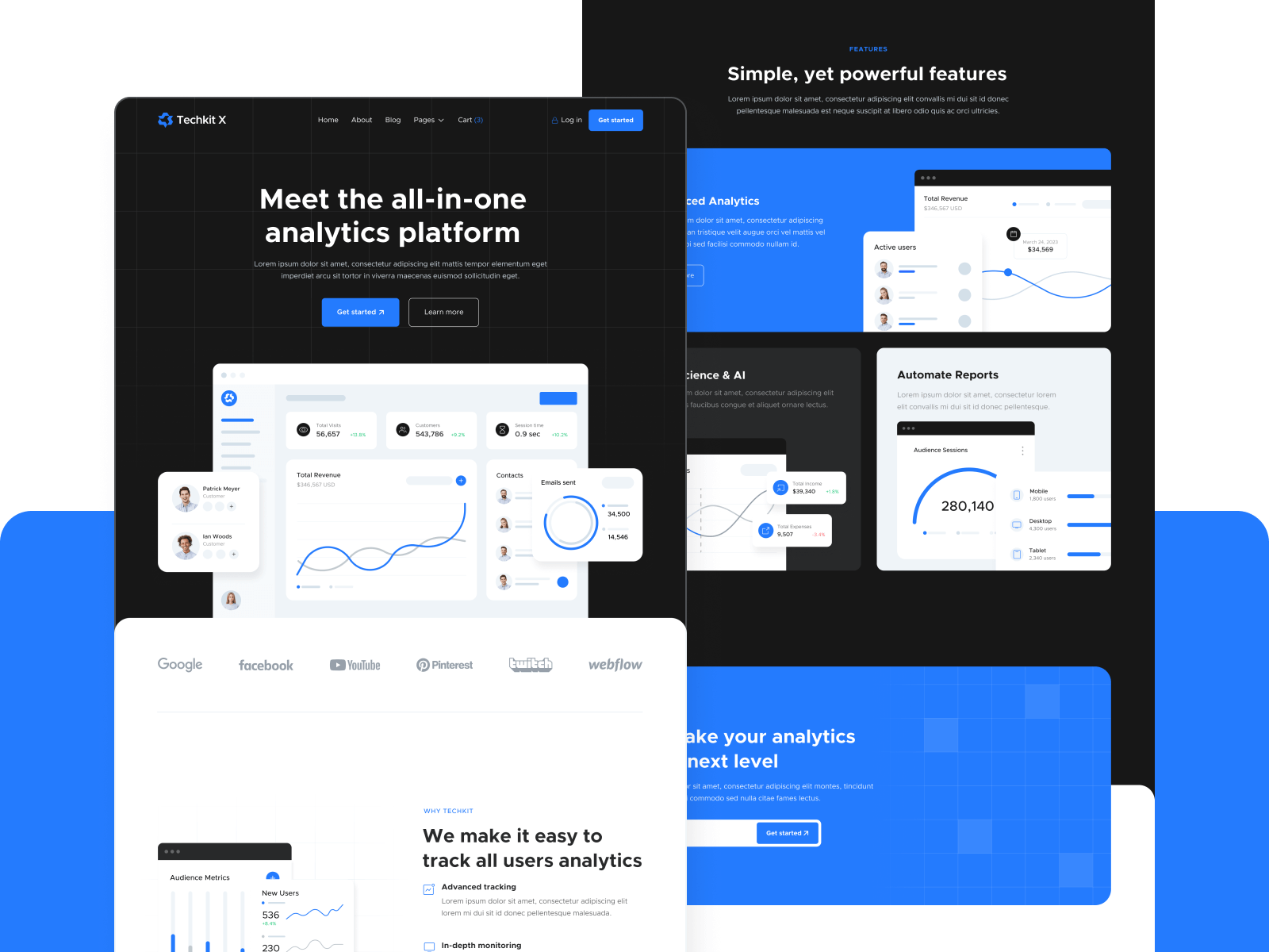 Technology Startup Webflow Template
