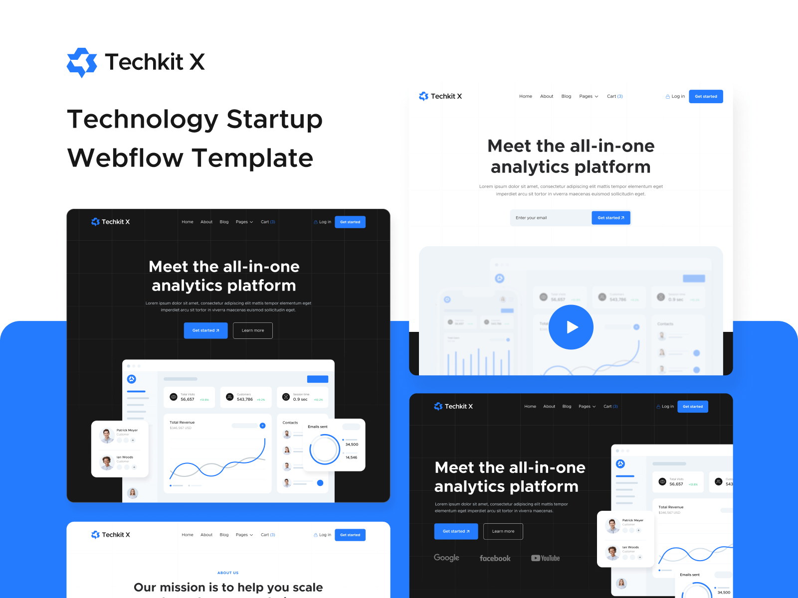 Modern Tech Webflow Template