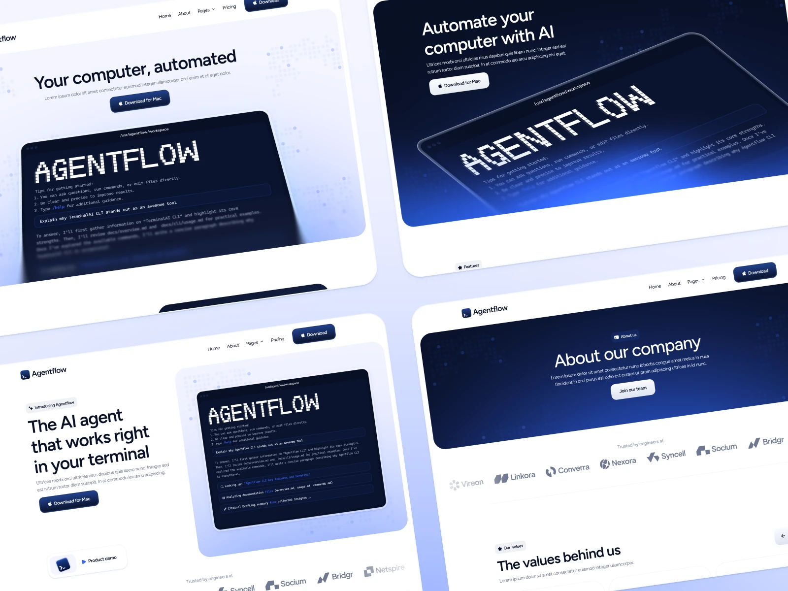 AI Code Copilot Webflow Template