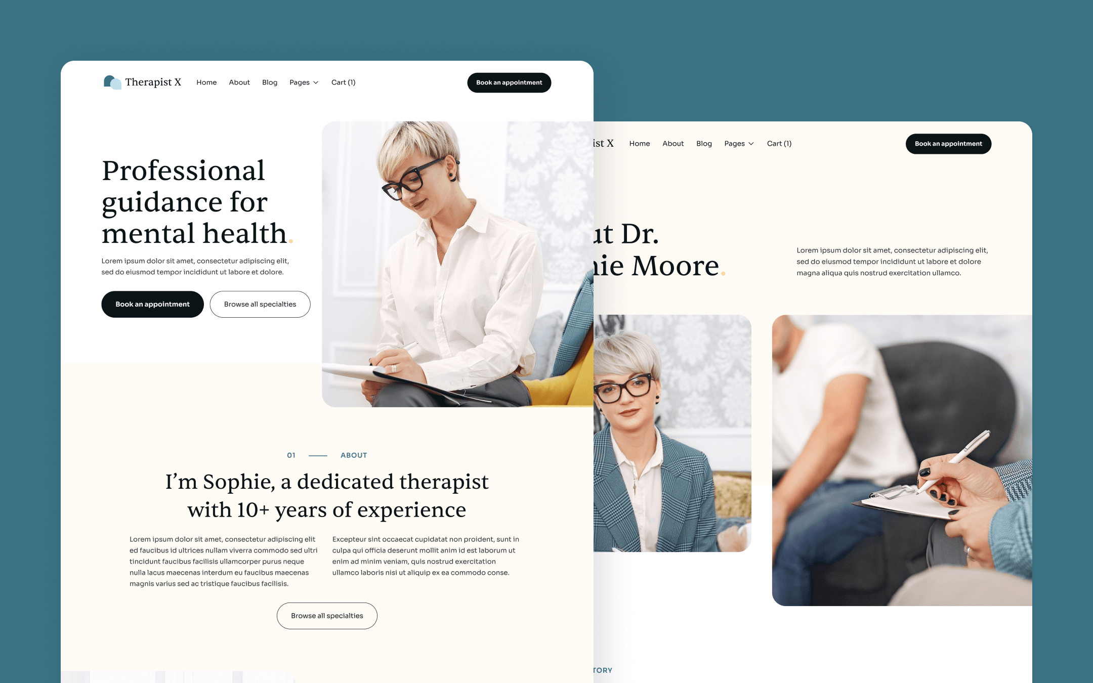 Therapy X Webflow Template