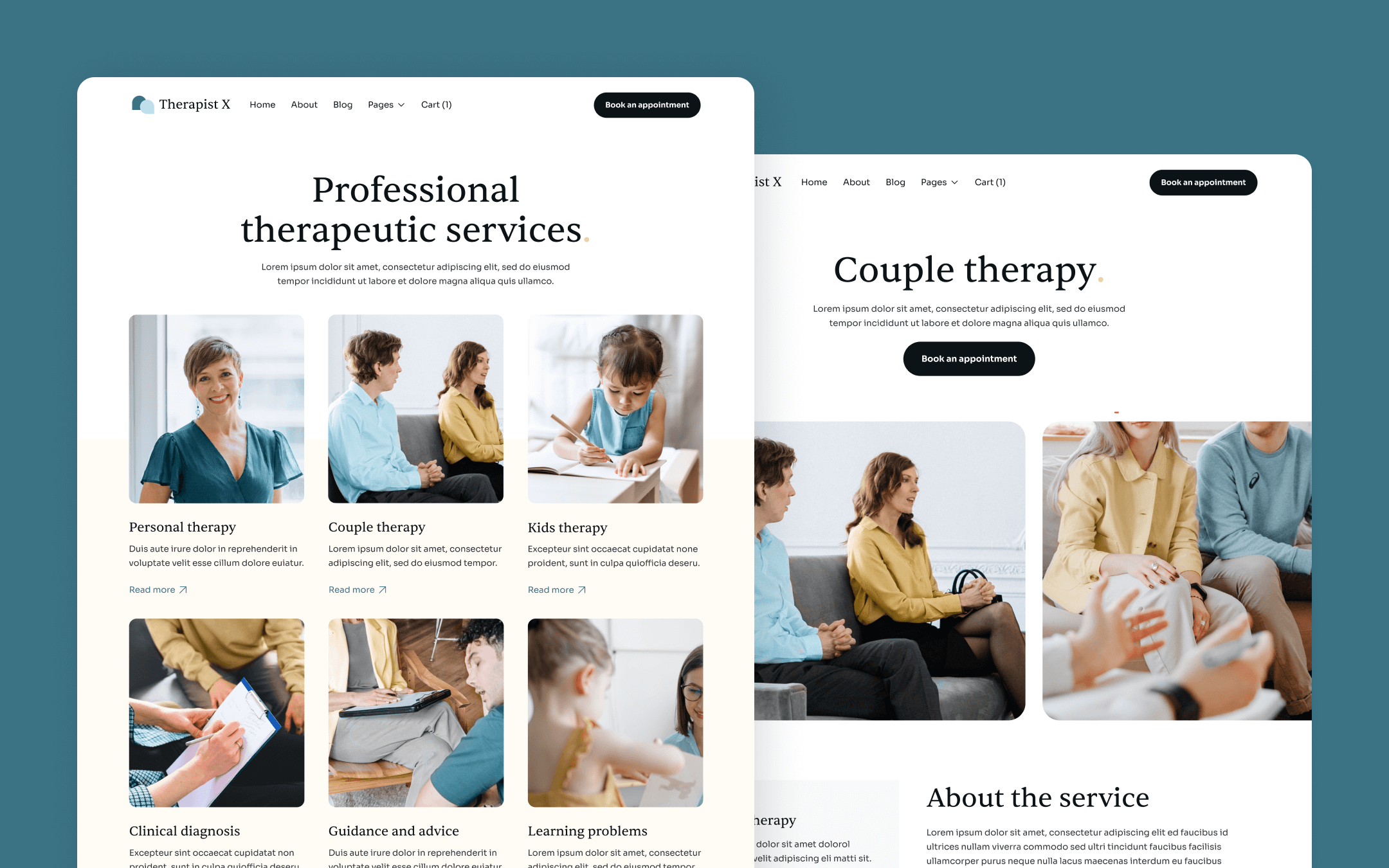 Therapy X Webflow Template
