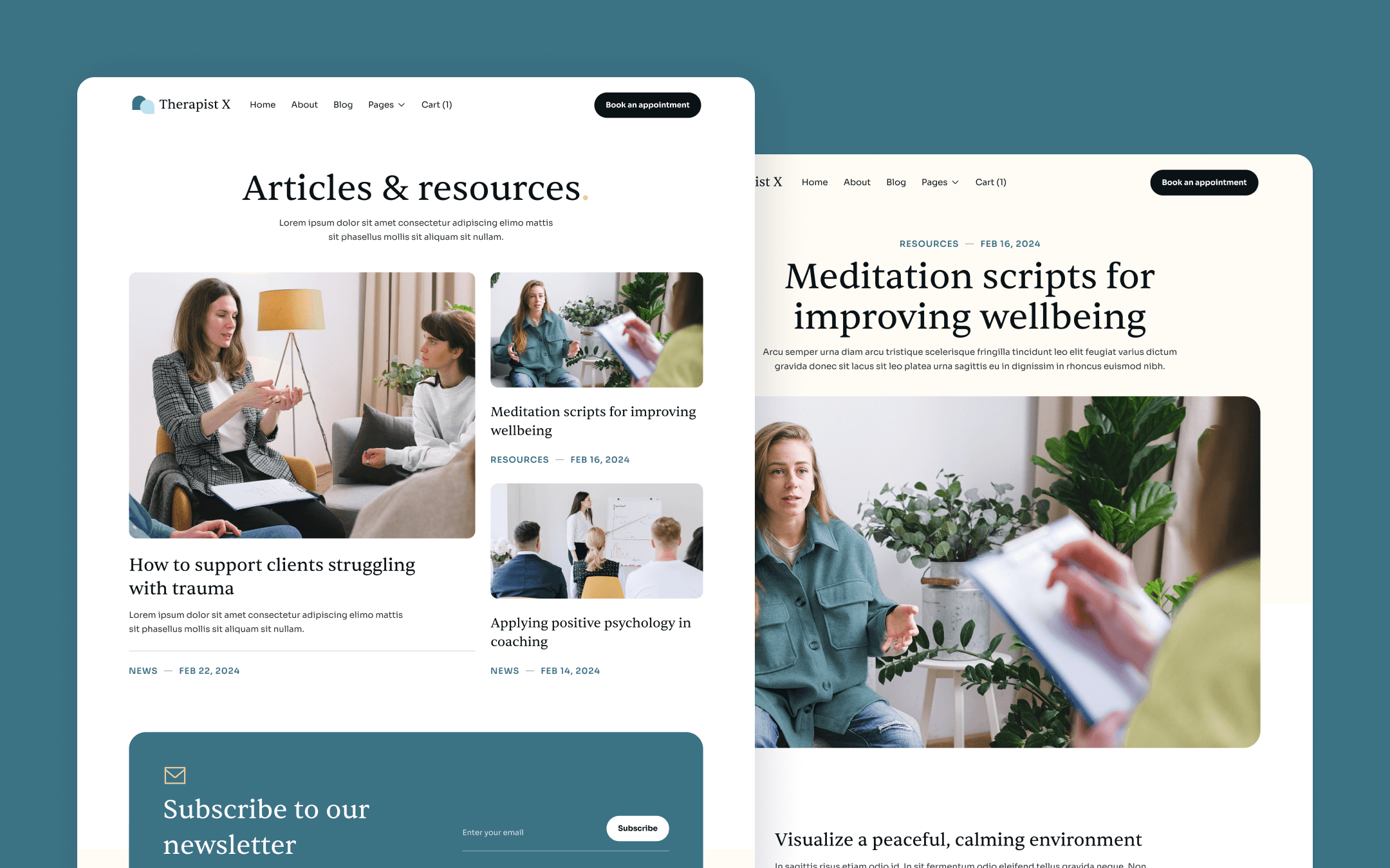 Therapy X Webflow Template