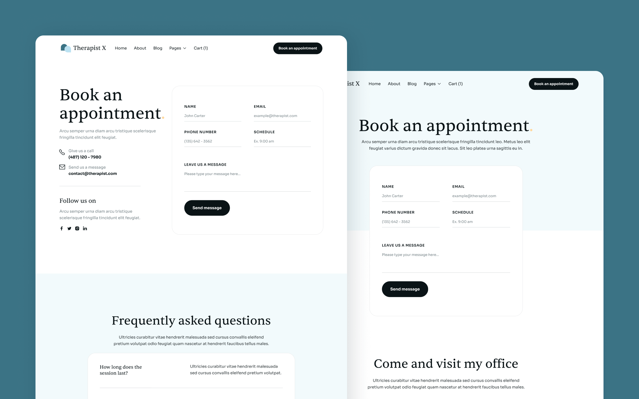 Therapy X Webflow Template