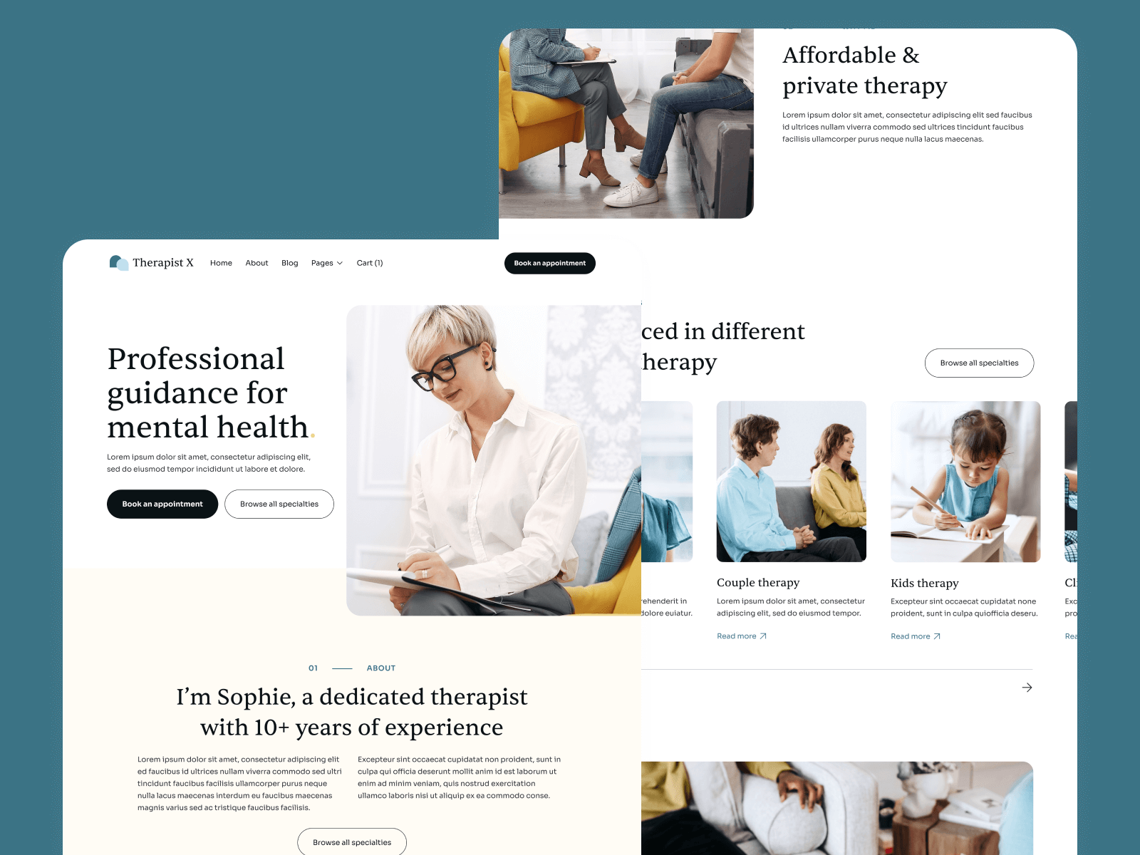 Therapist Webflow Theme