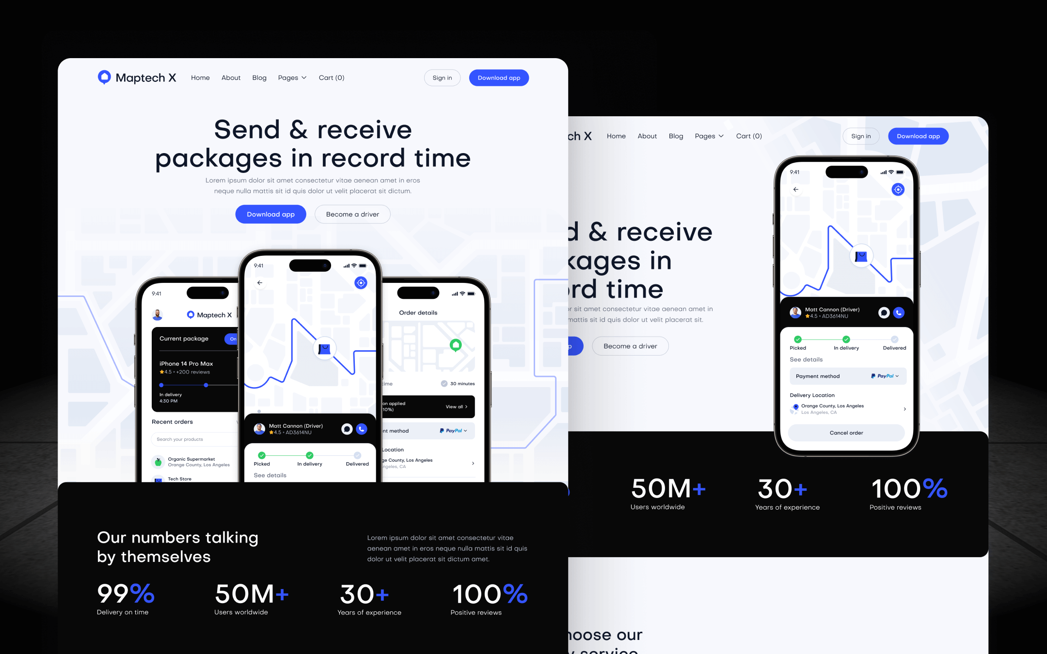 MapTech X Webflow Template