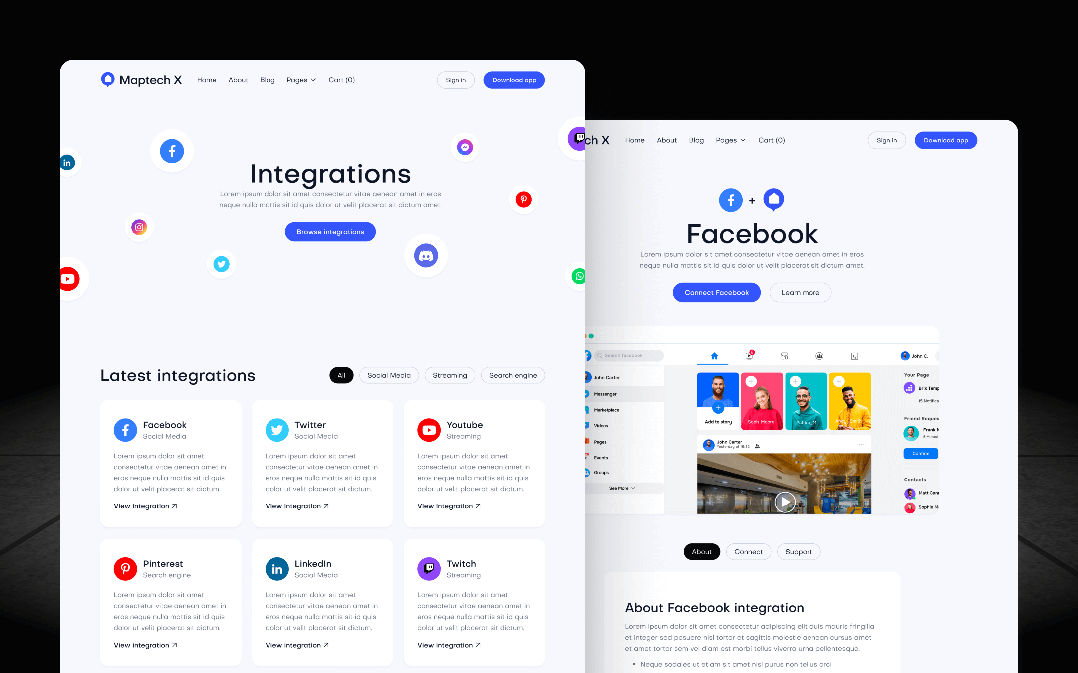 MapTech X Webflow Template