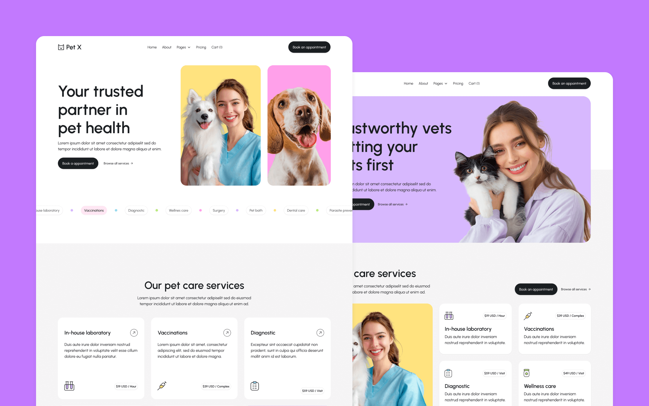 Pet X Webflow Template