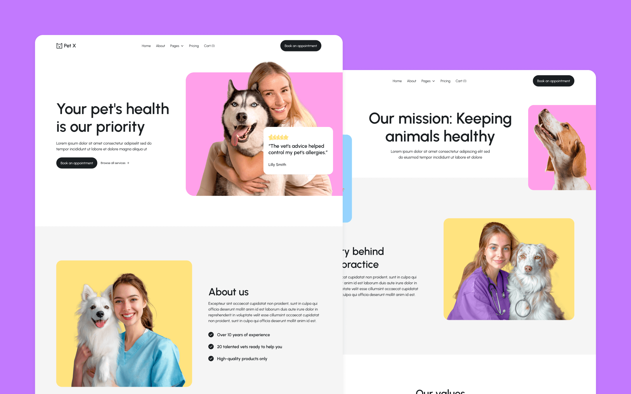 Pet X Webflow Template