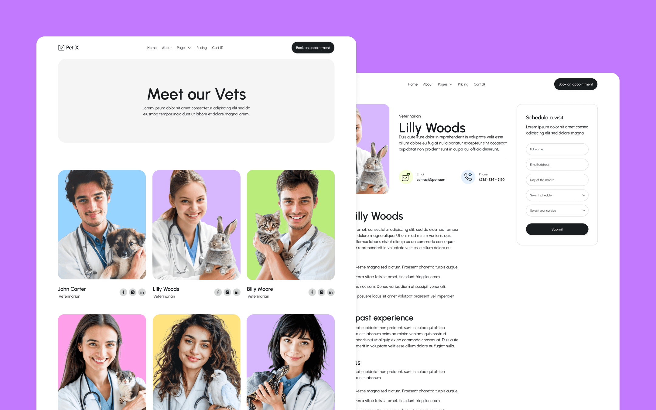 Pet X Webflow Template