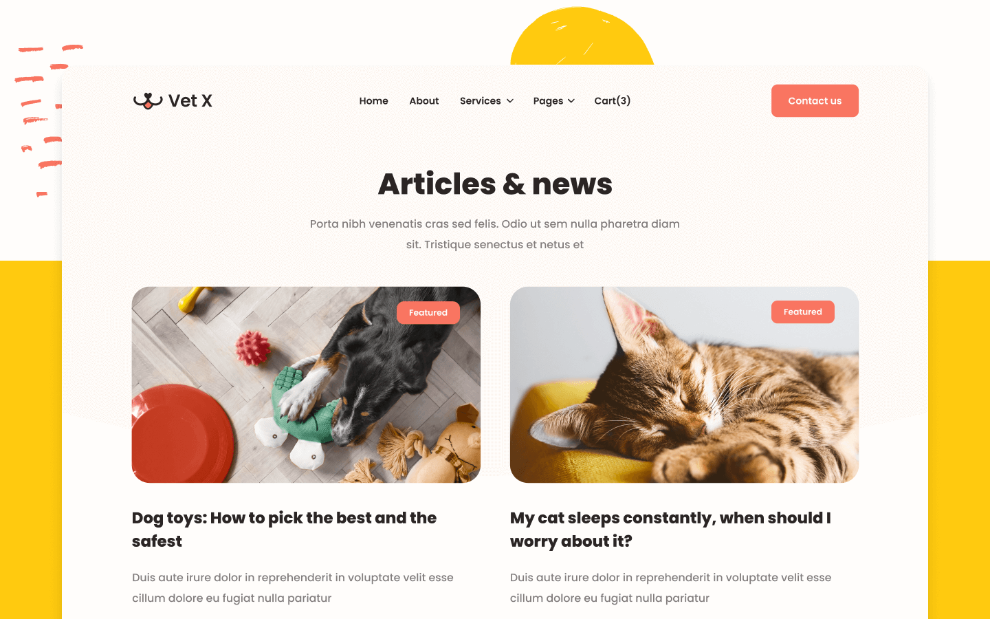 Vet X Webflow Template