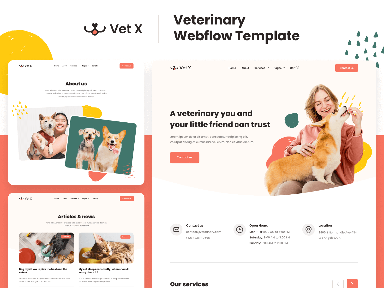 Vet Webflow Template