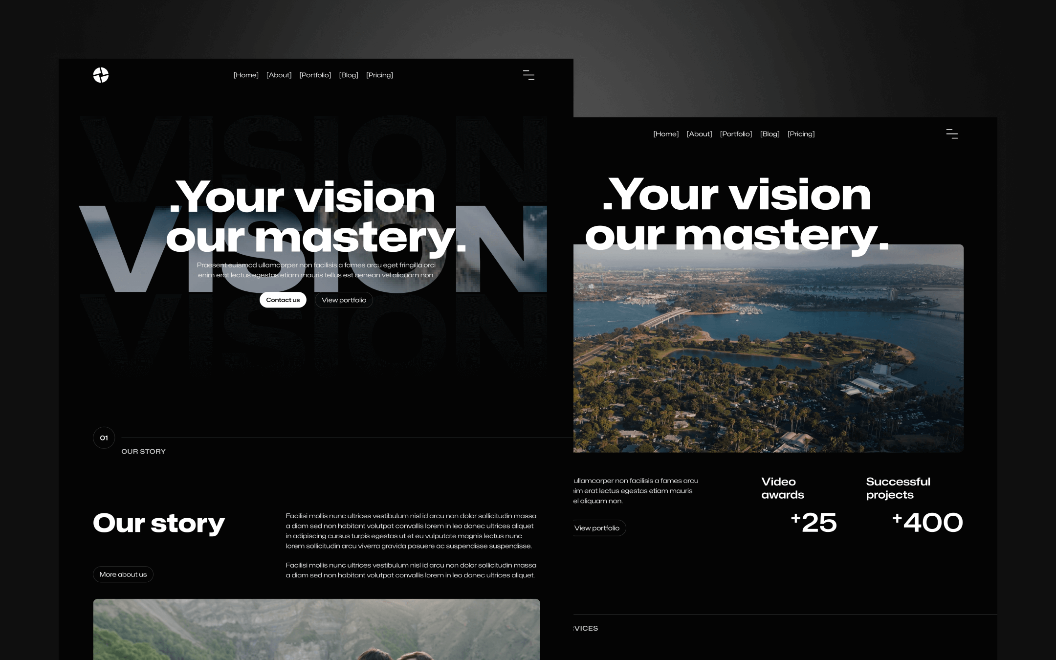 Production X Webflow Template