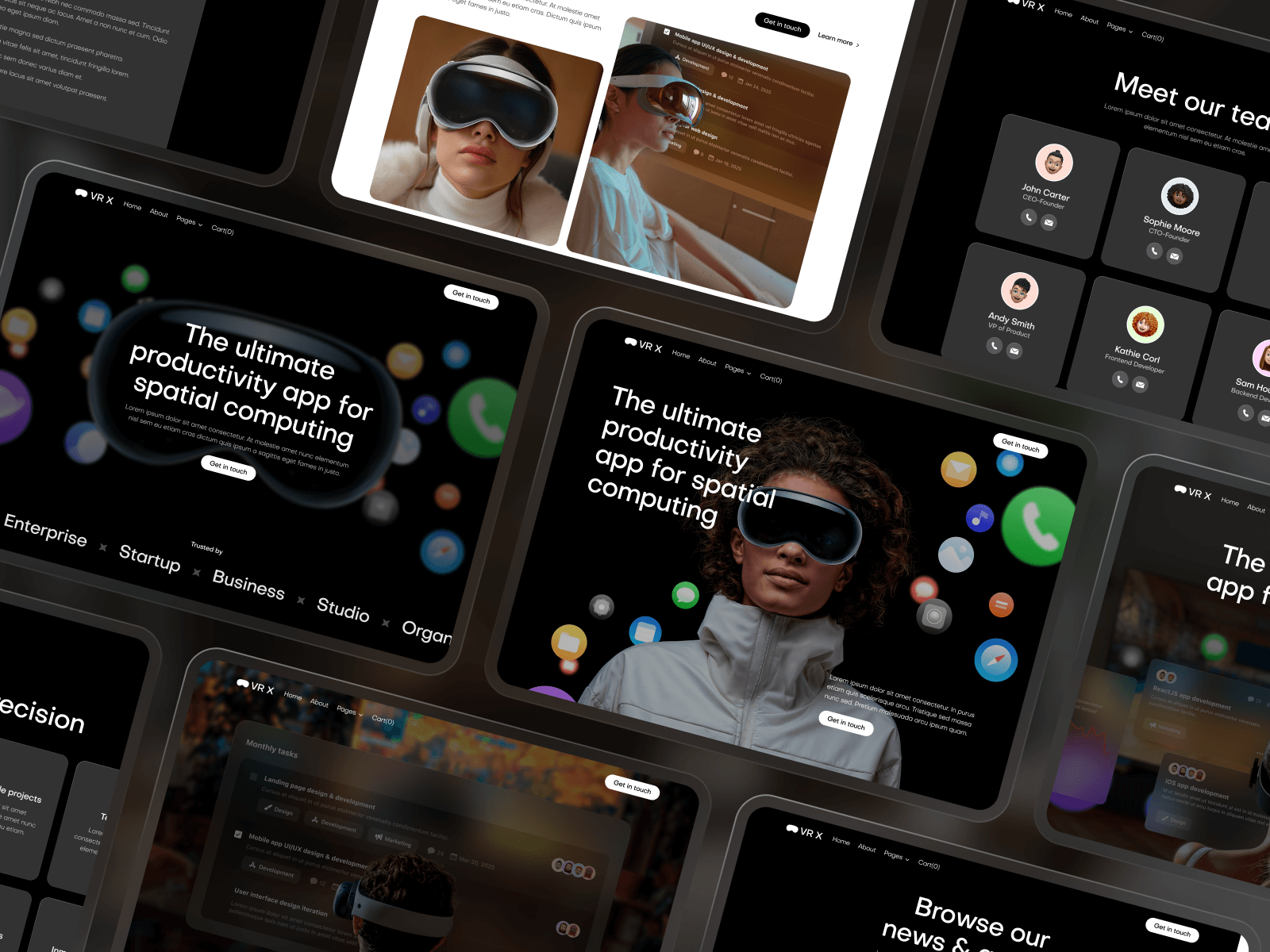 VR Webflow Theme