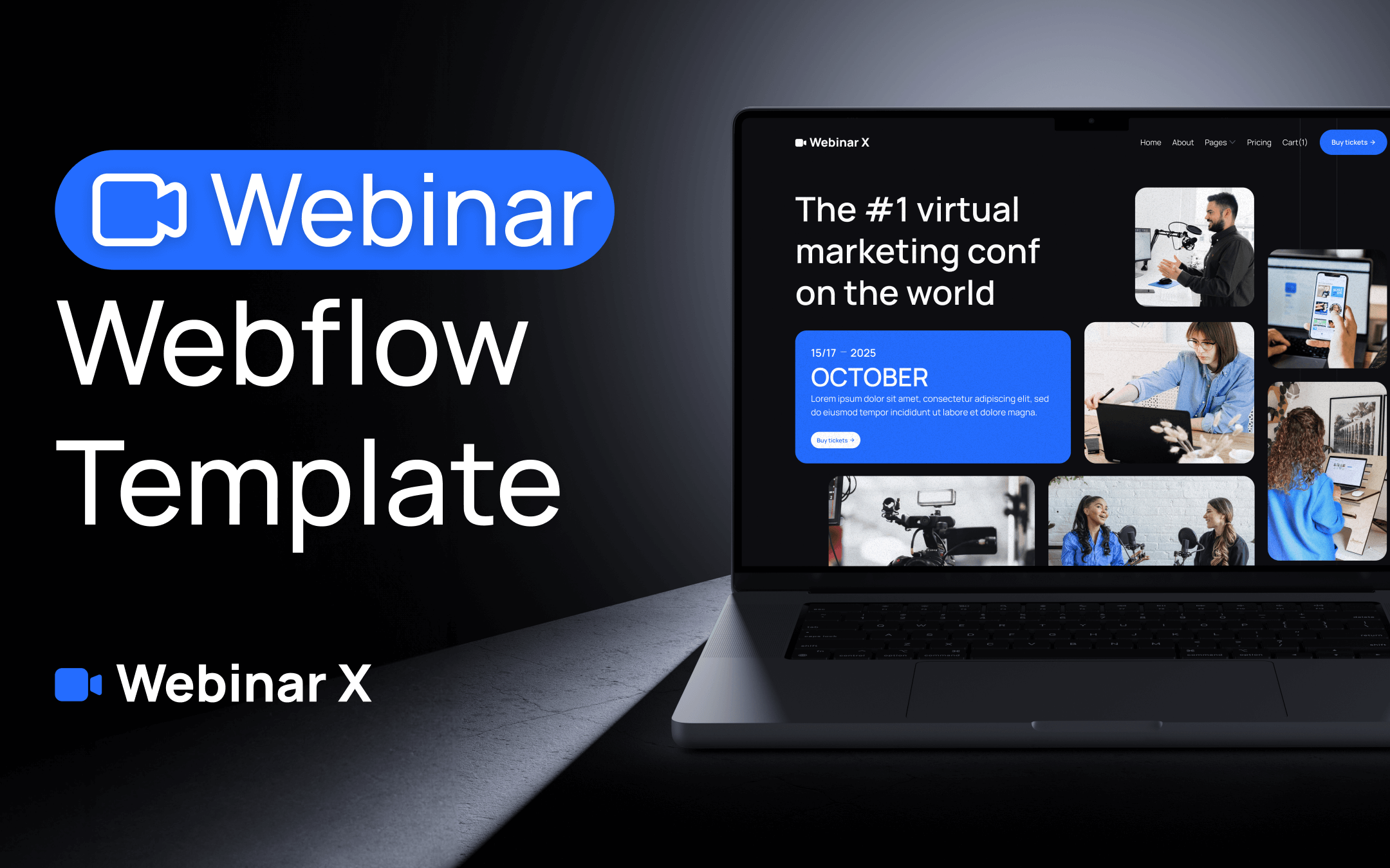 Webinar Webflow Template