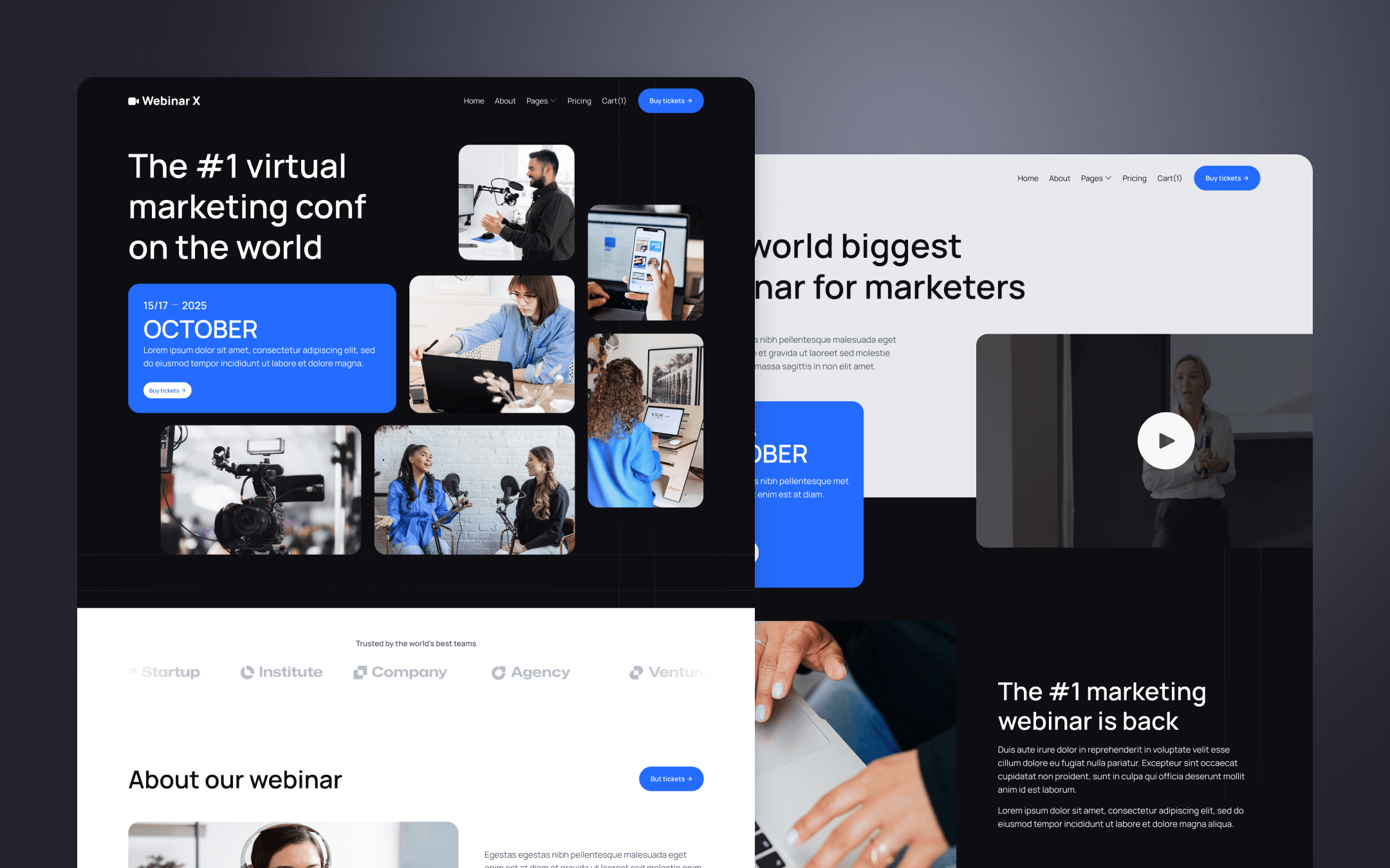 Webinar Webflow Template