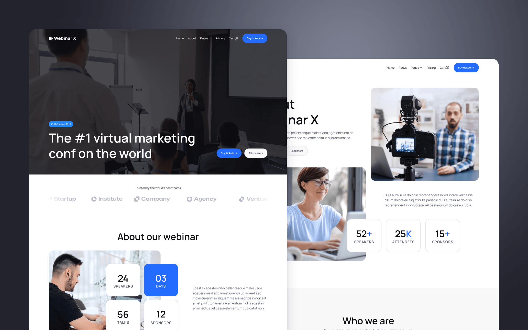 Webinar Webflow Template