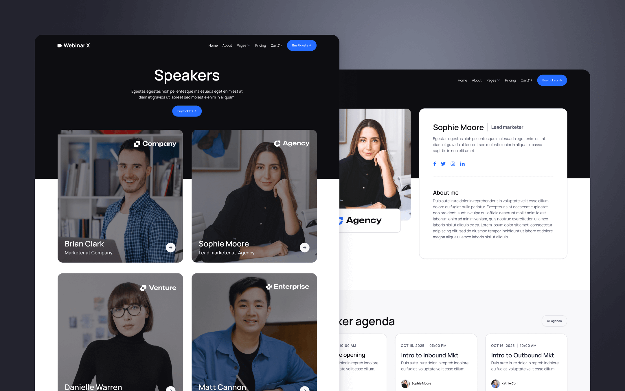 Webinar Webflow Template
