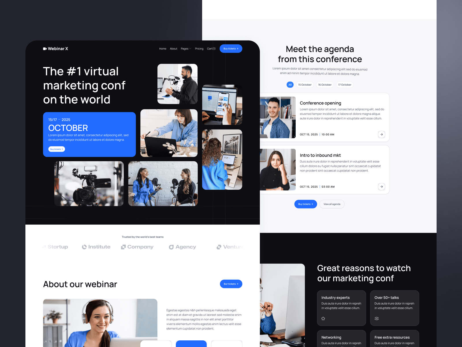 Webinar Webflow Template