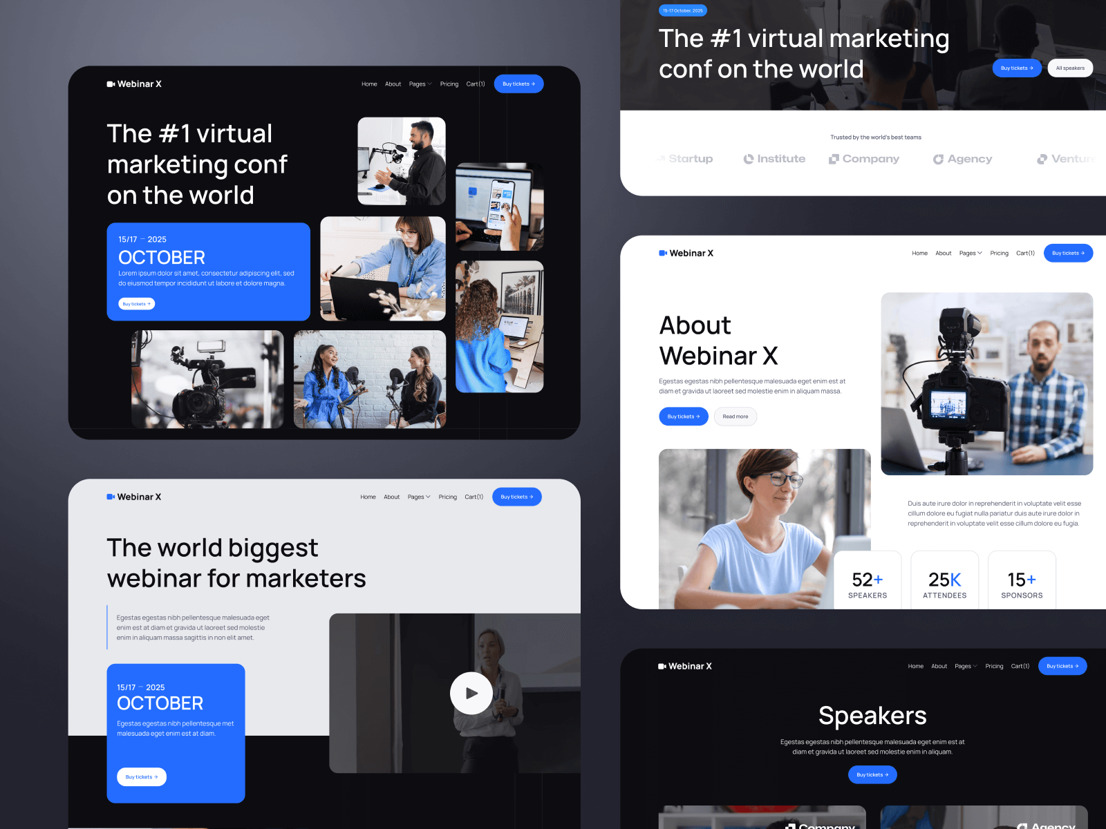 Online Event Webflow Template