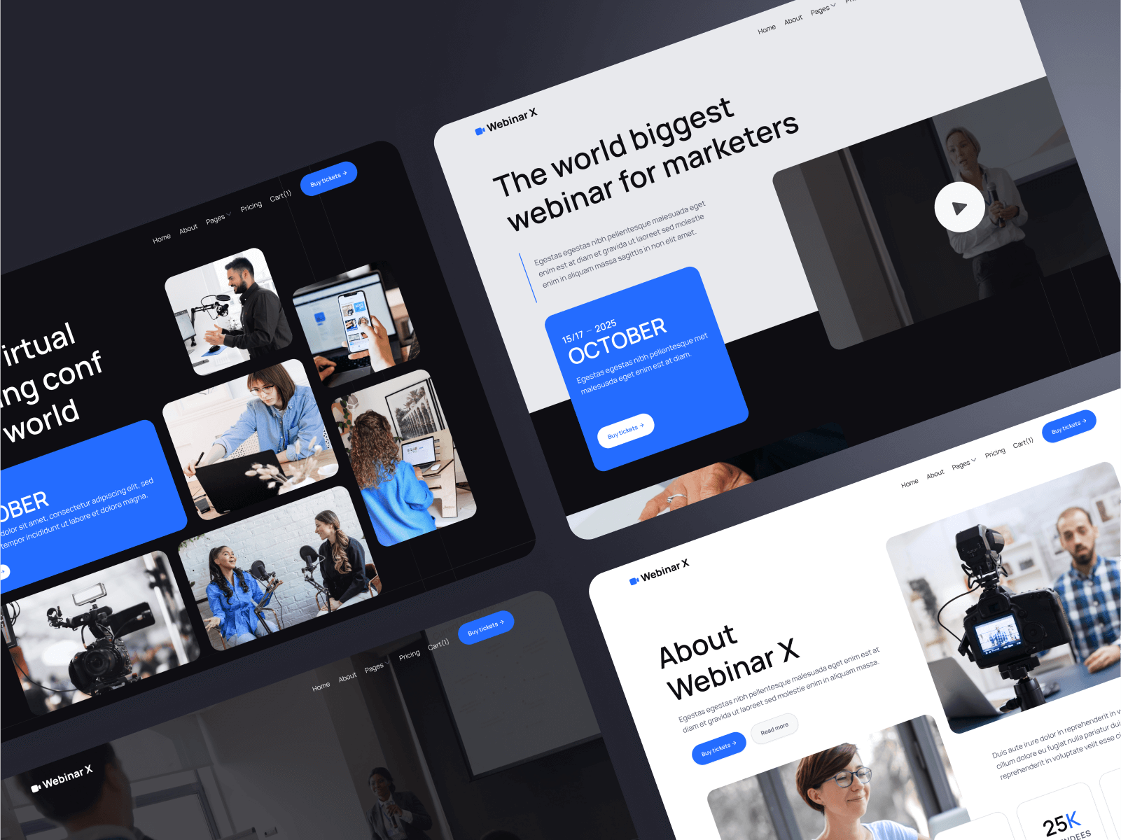 Webinar Webflow Theme