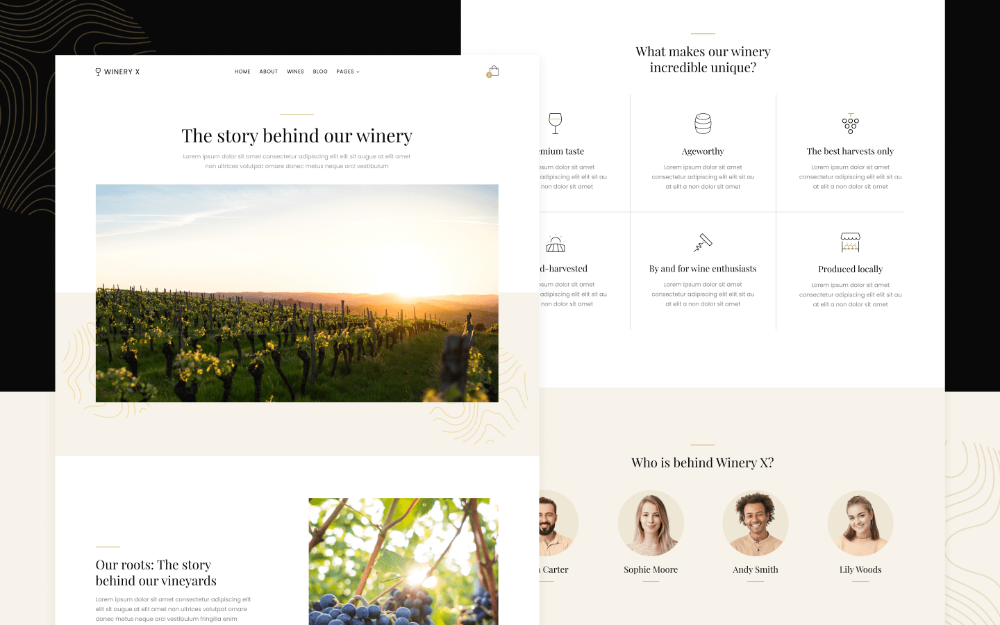 Winery X Webflow Template