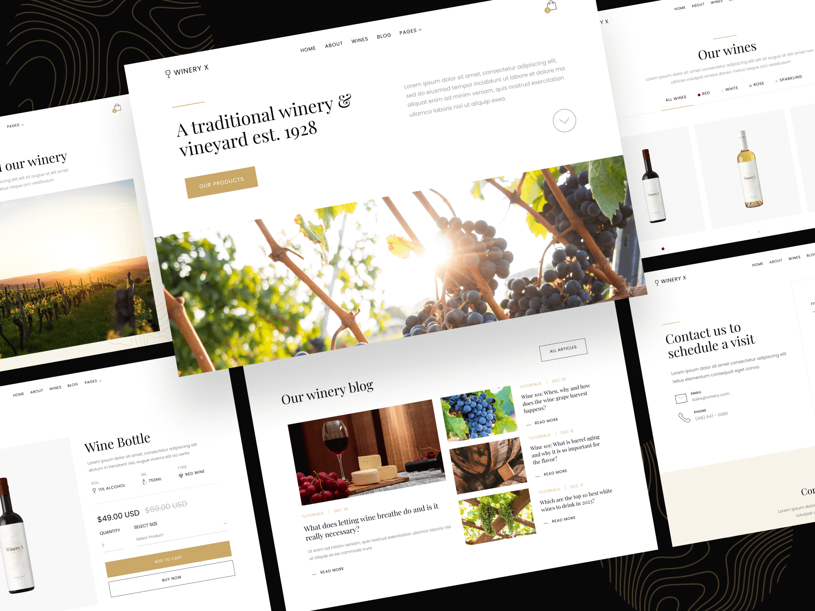 Winery Webflow Theme