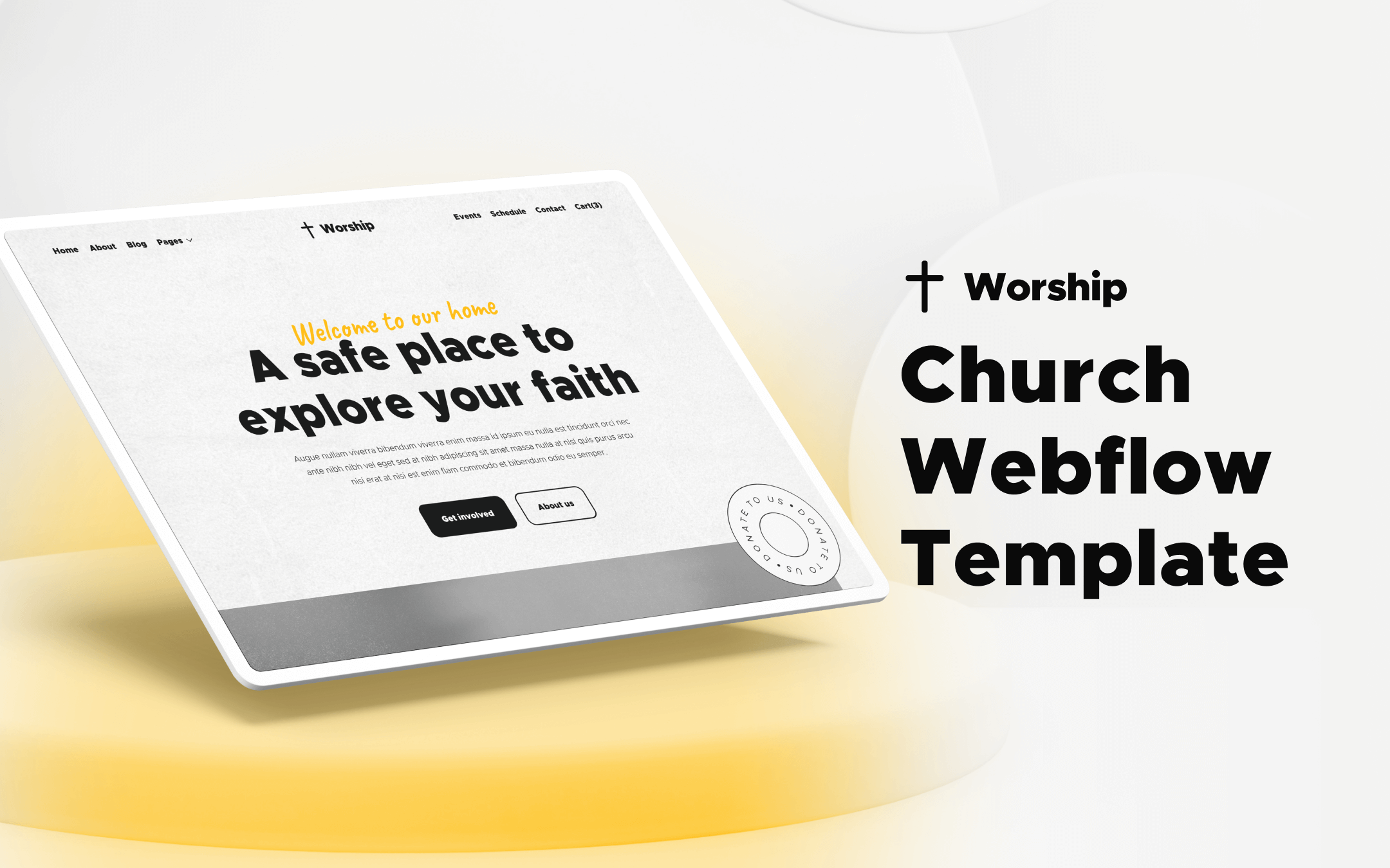 Worship Webflow Template