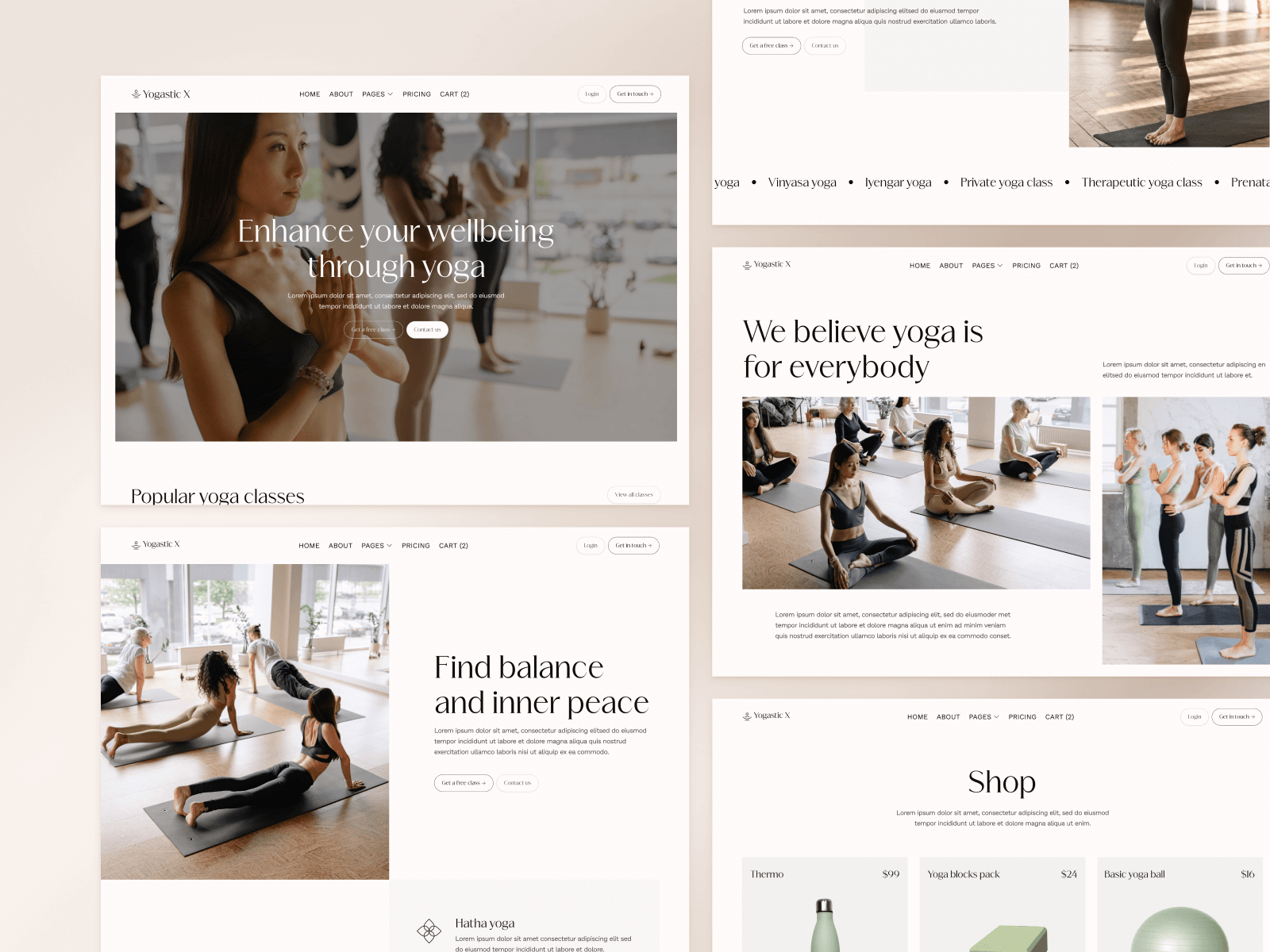 Yoga Webflow Theme